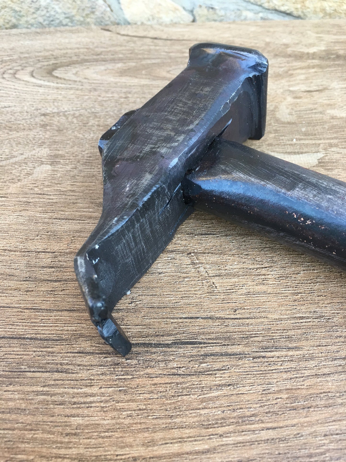 Hand forged hammer, claw hammer, decorative hammer, viking axe, mens gift, iron gift for him, Thors hammer, steel hammer, blacksmith hammer