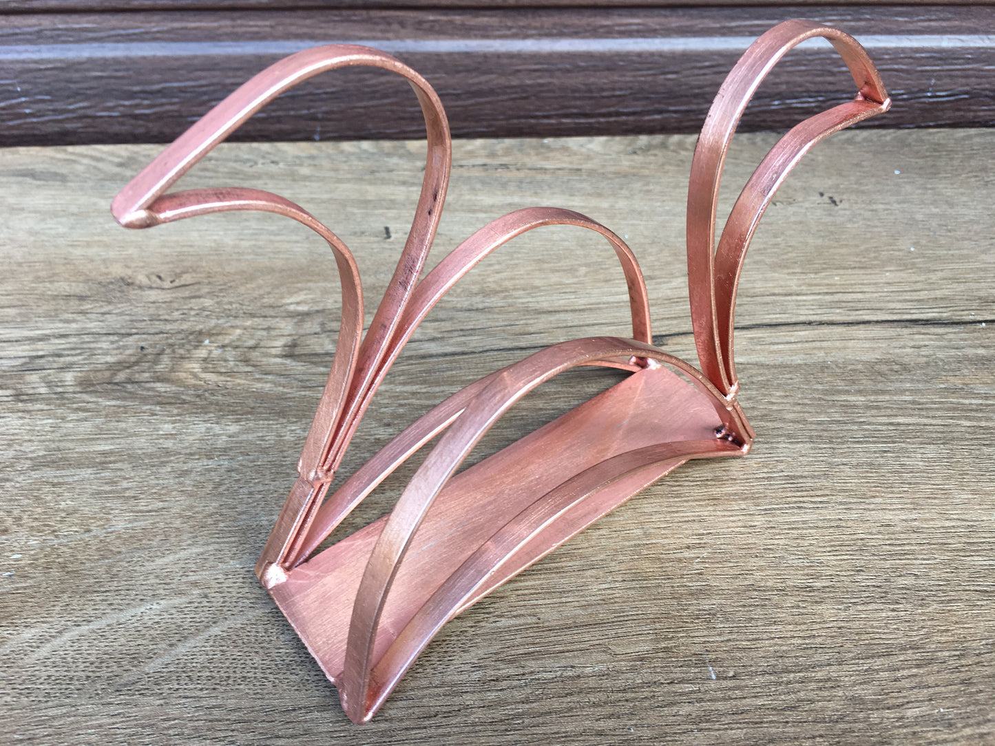 Wedding napkin holder, napkin holder, copper gifts, copper art, copper artwork, copper customs, copper decor,copper frame,copper sign,copper