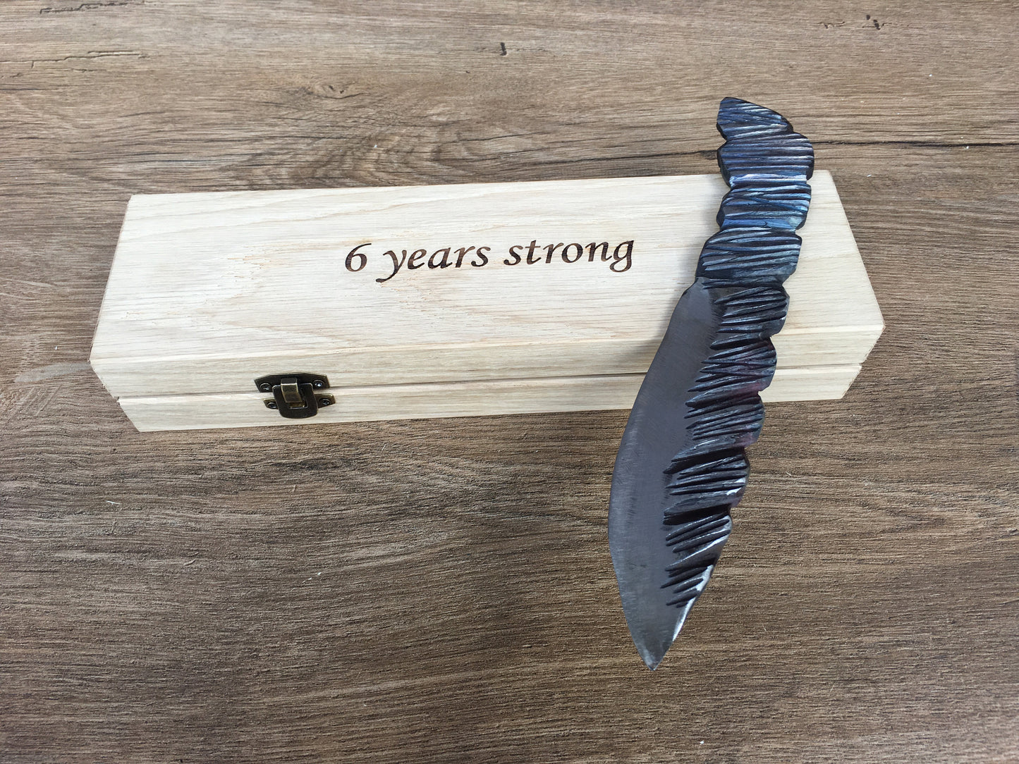 Viking knife, gift box, iron gifts, manly gifts, mens gifts, wedding anniversary gift, 6th anniversary, retirement gift, mens birthday gift