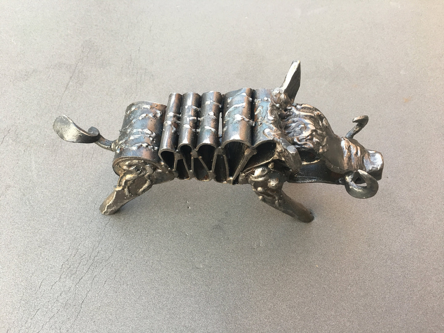 Hand forged boar, boar, wild boar, aper, boar gift, boar skull, boar figurine, boar head, boar art, boar charm, boar statue, iron gifts