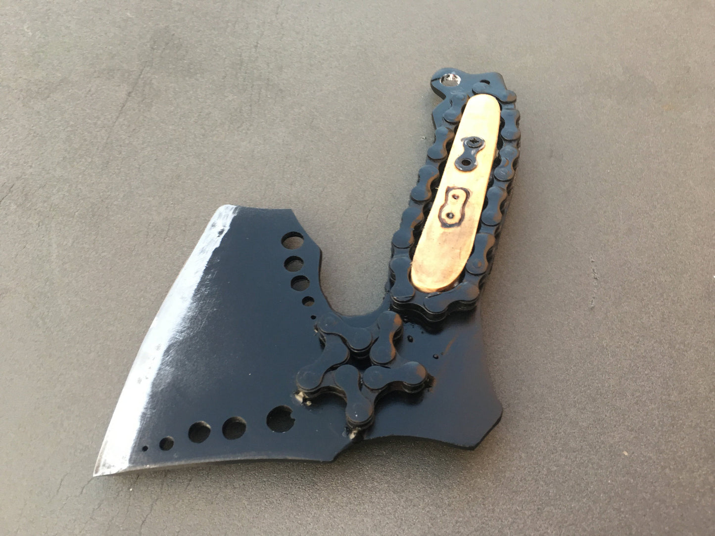 Steampunk axe, viking hatchet, viking axe, axe, chain, chain decor, mens gifts, medieval axe, iron gift for him, viking gifts, iron gifts