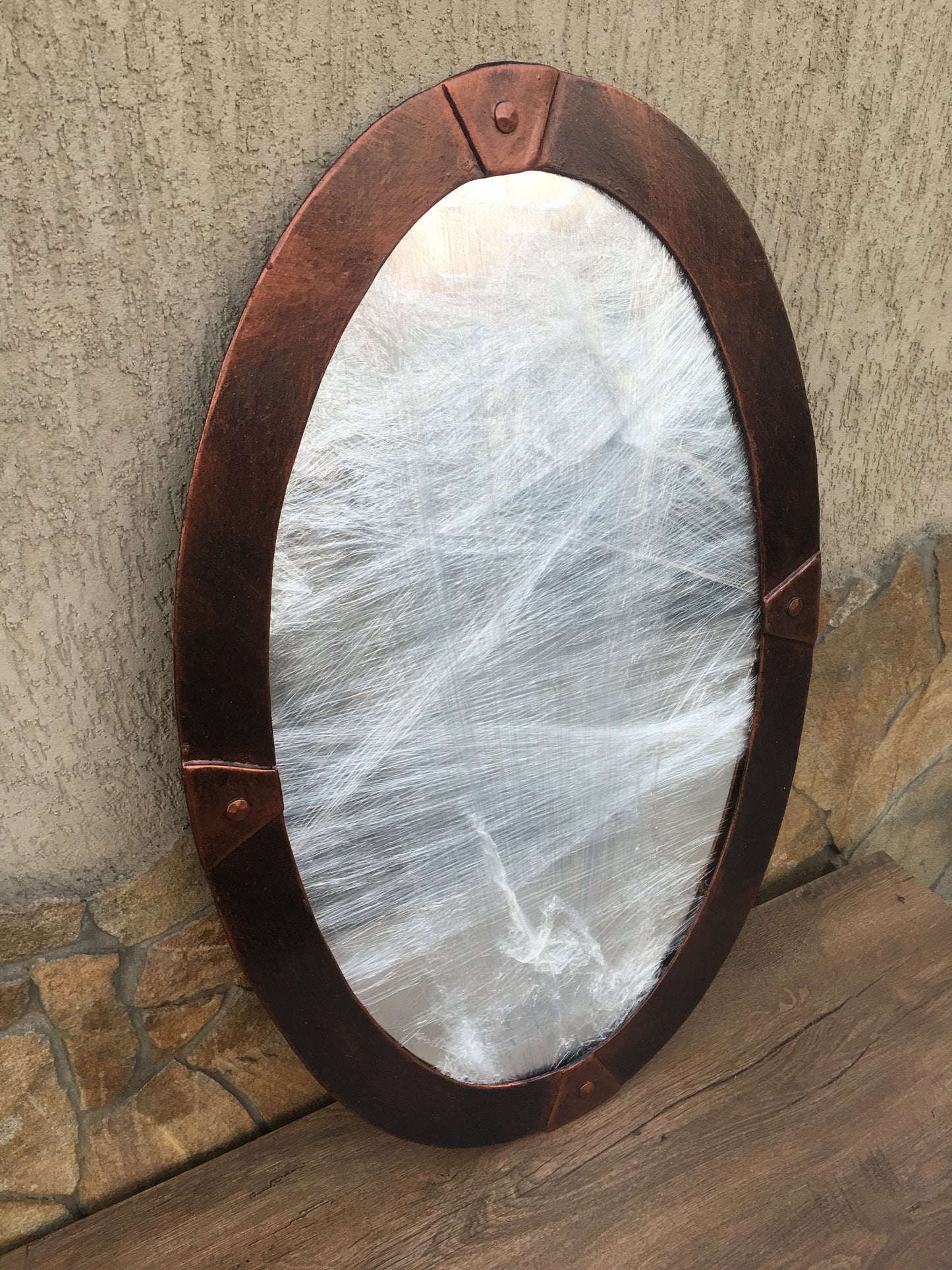 Mirror, hand forged mirror frame, mirror frame, iron anniversary gift, hand forged frame, picture frame, photo frame, iron gift, wall frame