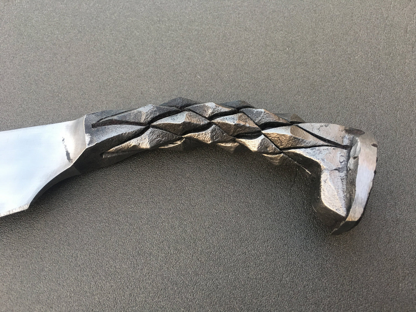 Railroad spike knife, iron anniversary, iron gift for him, mens gifts, engraved knife, gift box, knife decor, knife for groomsmen, knife set