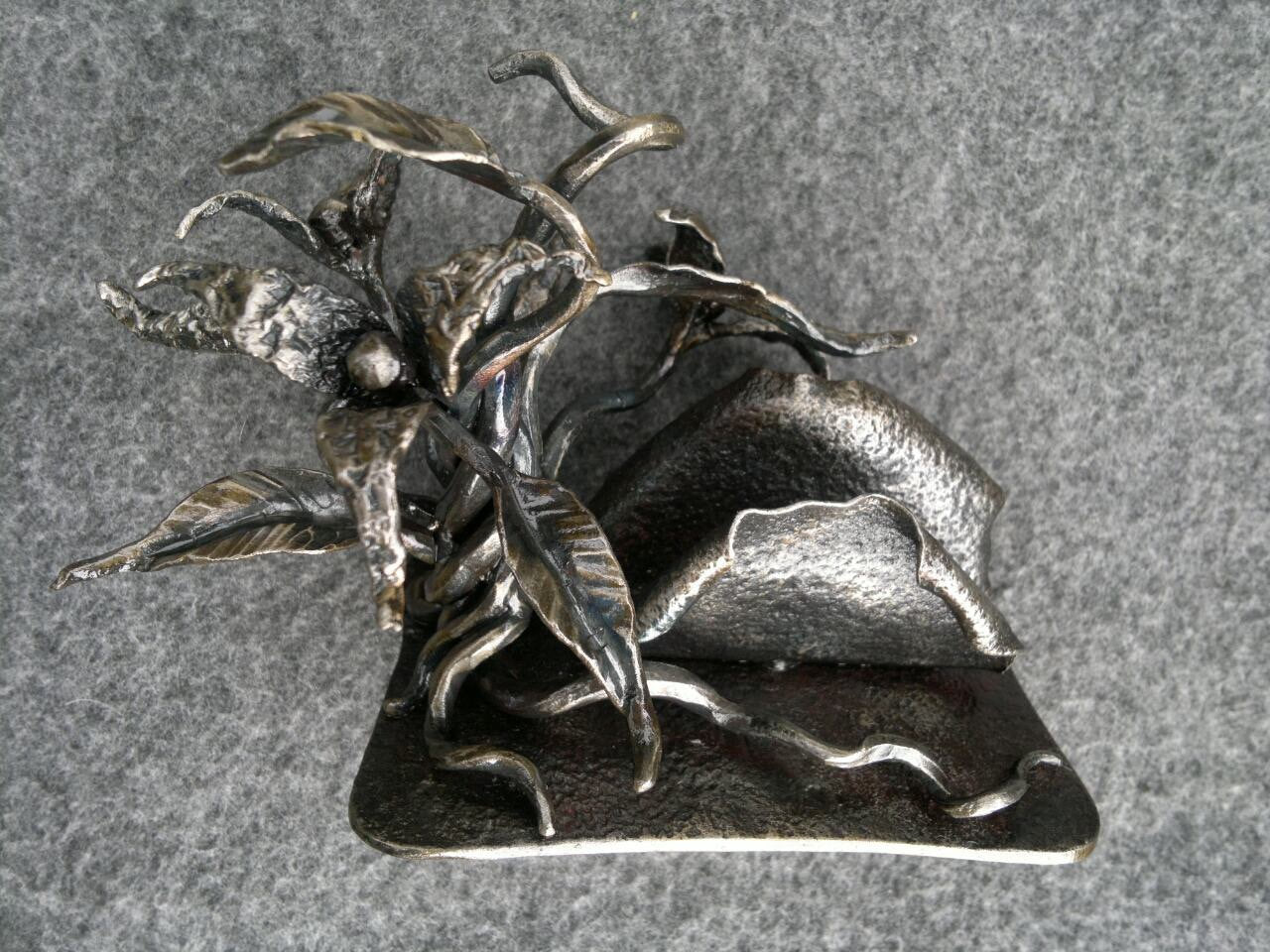 Business card holder, business card stand, iron gift, boss gift, office decor,card display stand,office accessories,business gift,desk decor