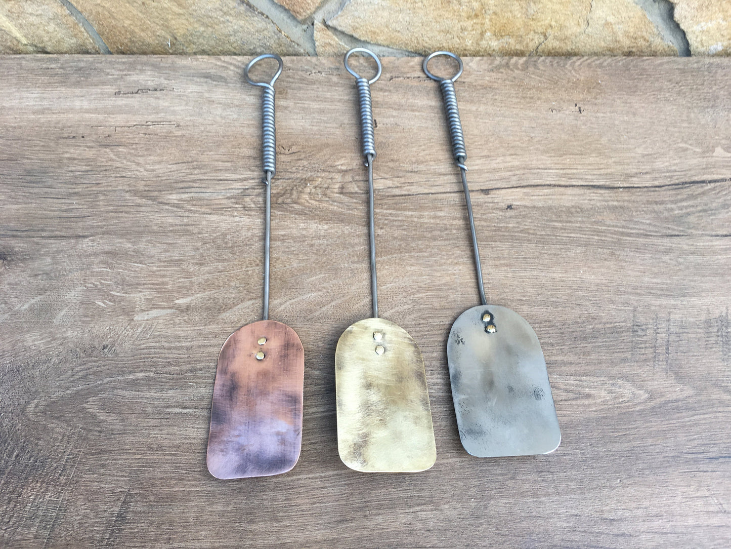 Spatula set, moms gift, bronze spatula, copper spatula, stainless steel spatula, kitchen set, gift set, Christmas gift, moms gift birthday