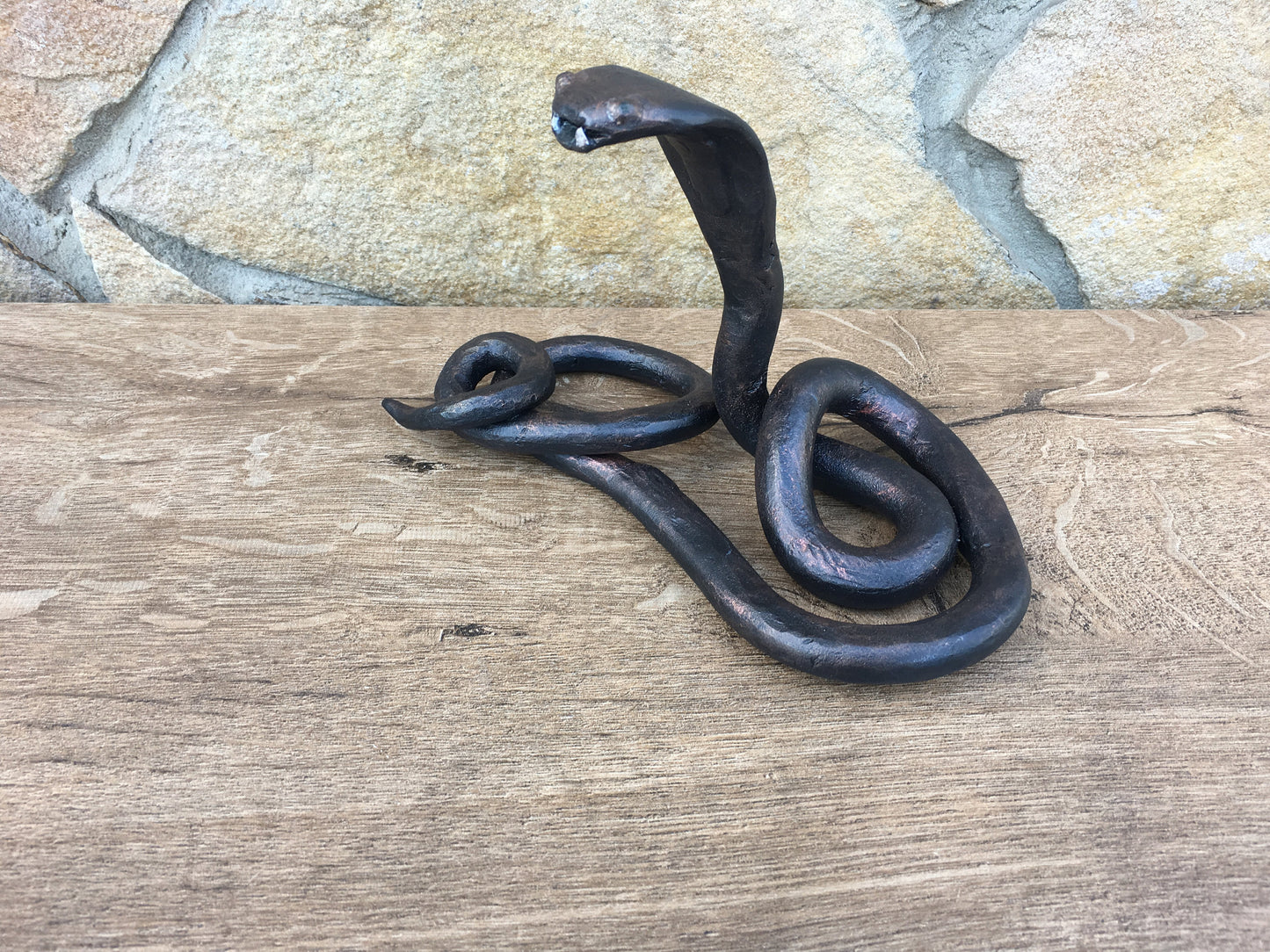 Iron snake, iron cobra, handforged snake, cobra sculpture,iron snakes, blacksmith sculpture, snake gifts, snake sculpture, snake statue
