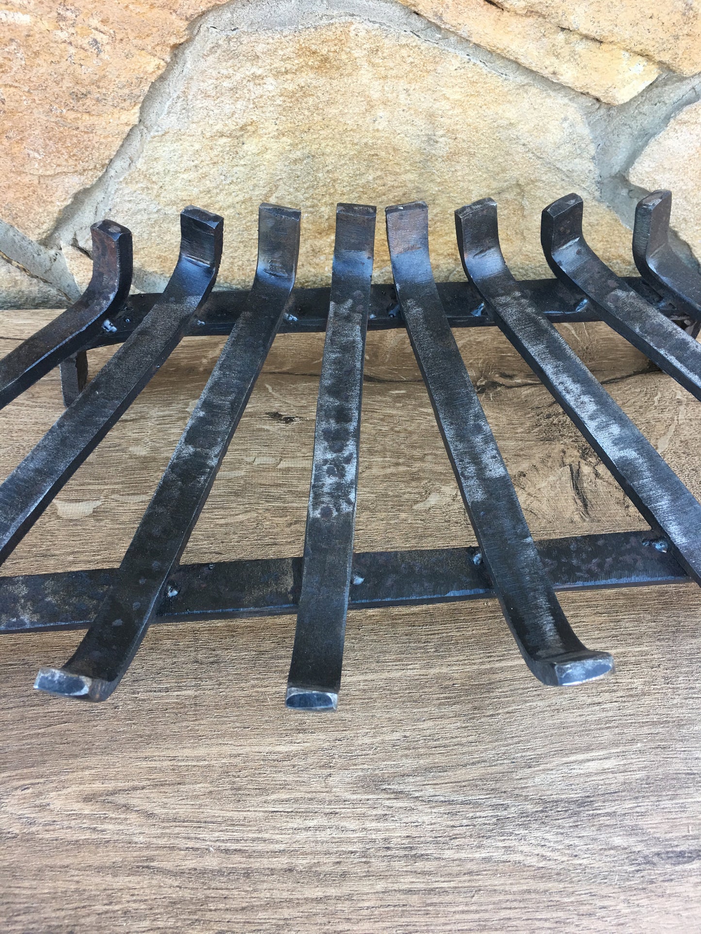 Fireplace grate, log grate, fire grate, hearth, wood holder, fireplace hearth, wood stove rack, fireplace rack, log basket, rustic decor