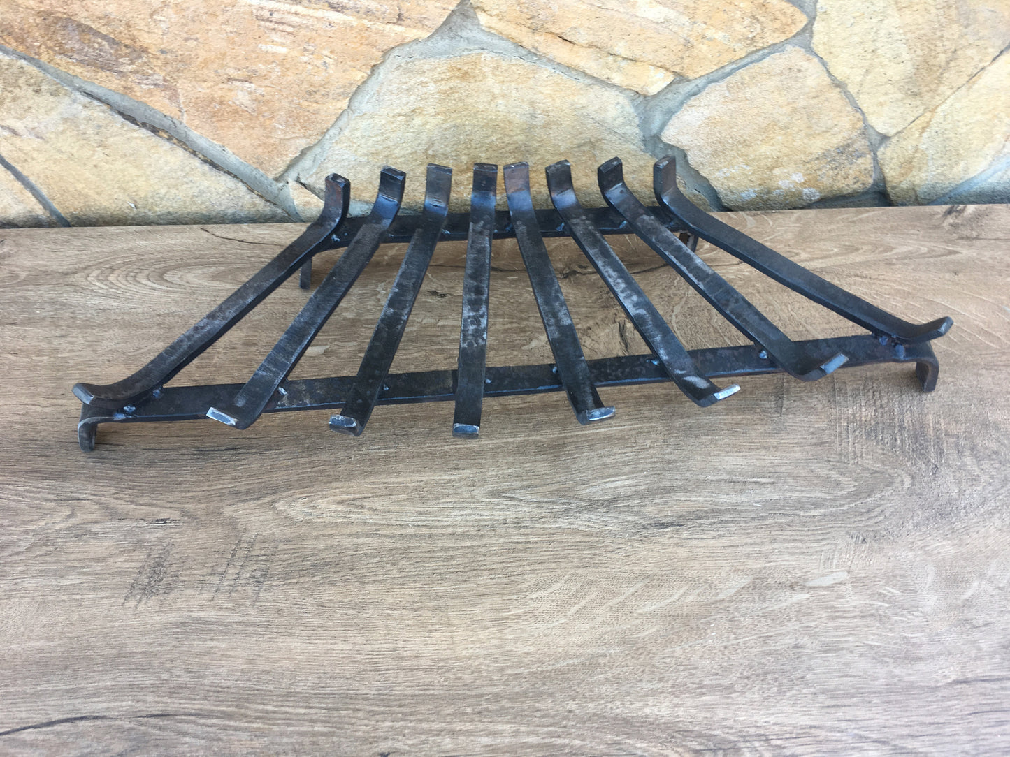 Fireplace grate, log grate, fire grate, hearth, wood holder, fireplace hearth, wood stove rack, fireplace rack, log basket, rustic decor