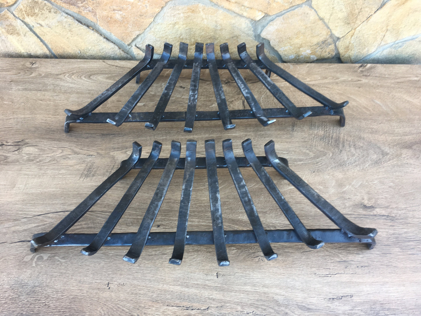 Fireplace grate, log grate, fire grate, hearth, wood holder, fireplace hearth, wood stove rack, fireplace rack, log basket, rustic decor