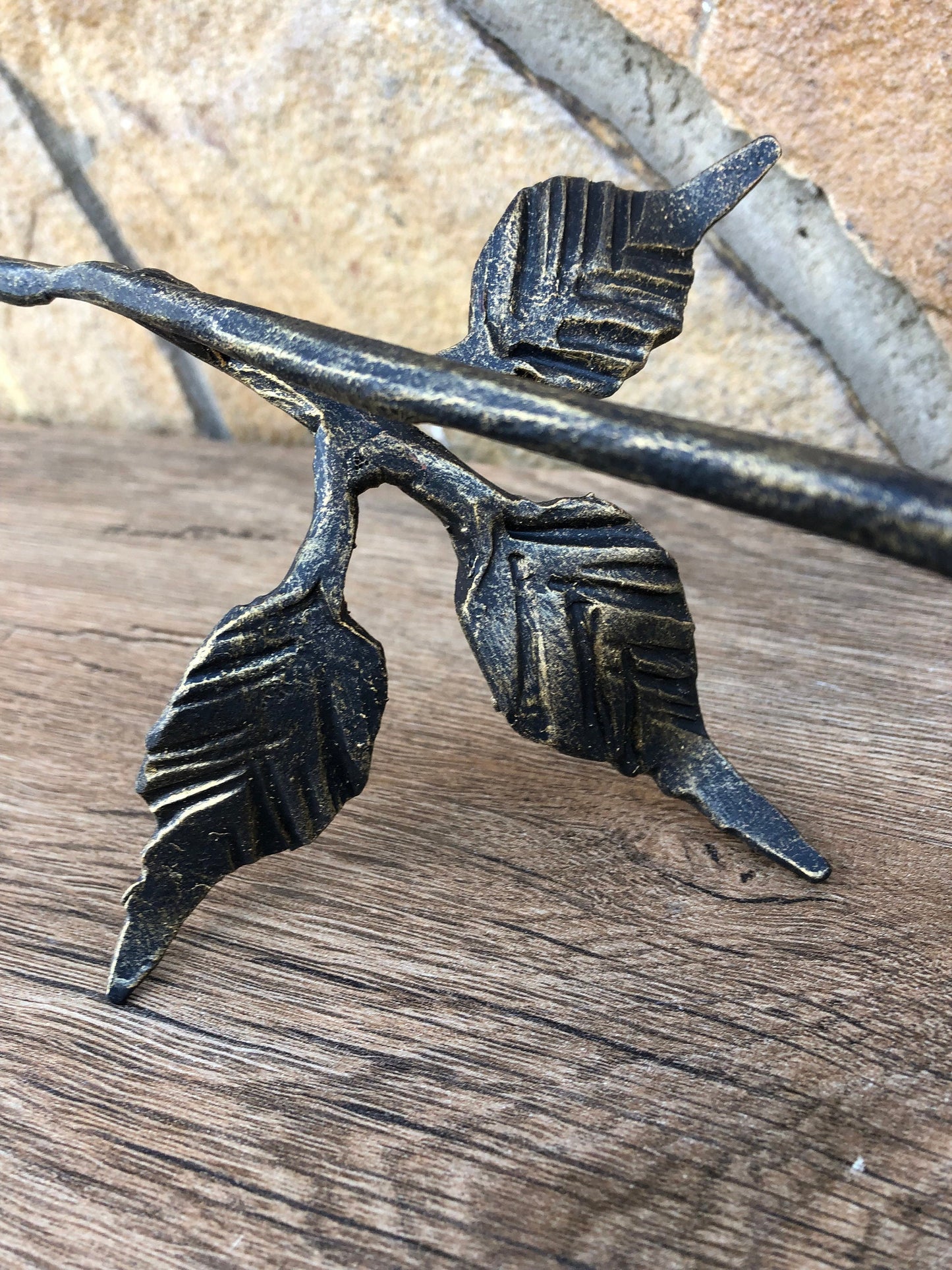 Forged rose, steampunk furniture, iron anniversary gift for her, metal sculpture, wrought iron gift for her, metal statue, anniversary gift