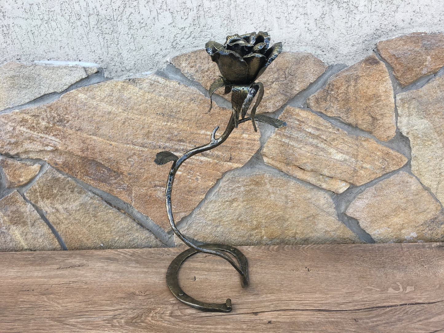 Metal rose, wedding anniversary, wedding gift, wrought iron rose, iron rose, steel rose, metal bouquet, iron anniversary, steel anniversary