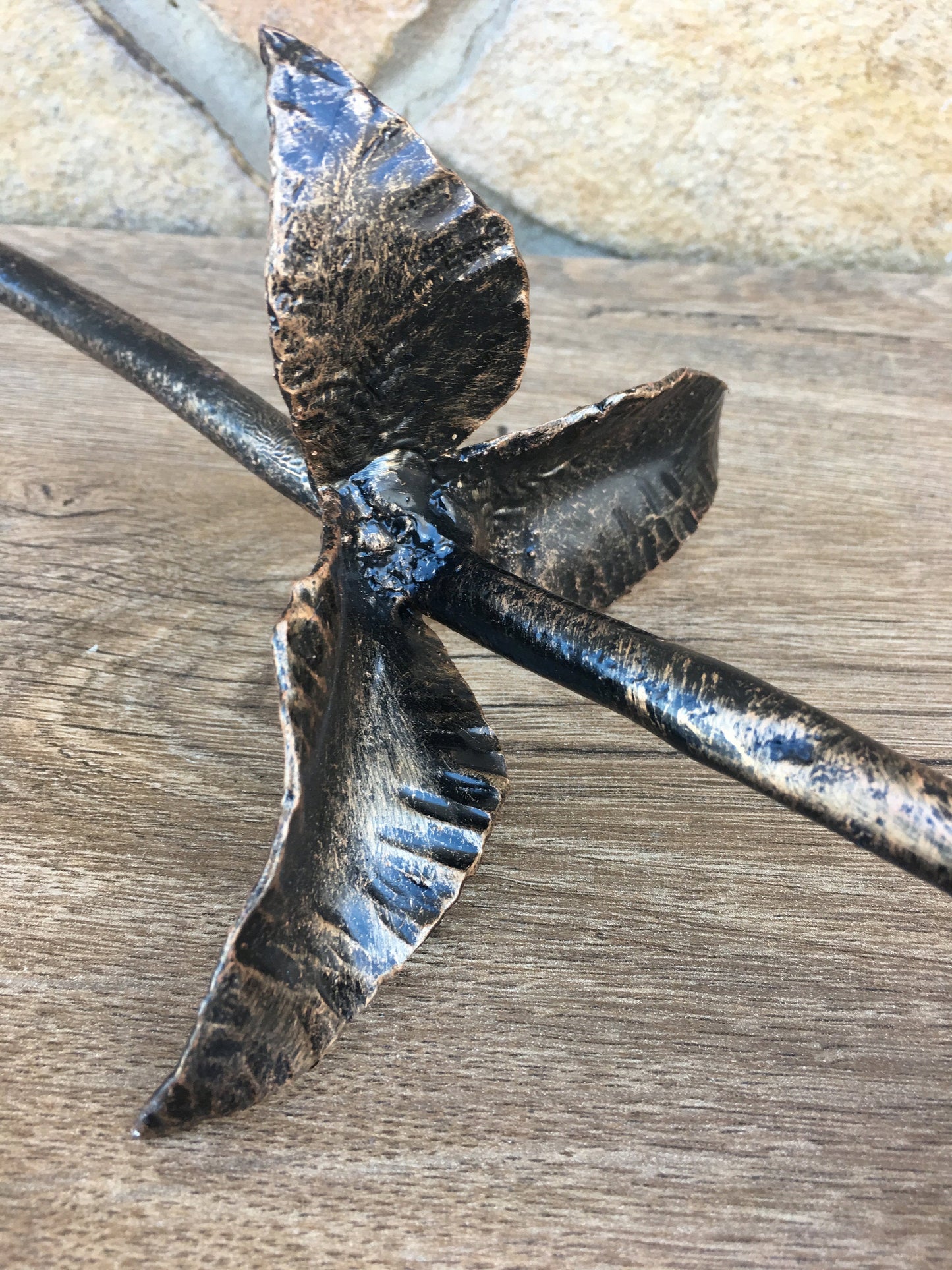 6th anniversary gift, 6 year anniversary, iron anniversary, metal rose, metal sculpture, iron rose, wrought iron rose,forged rose, steampunk