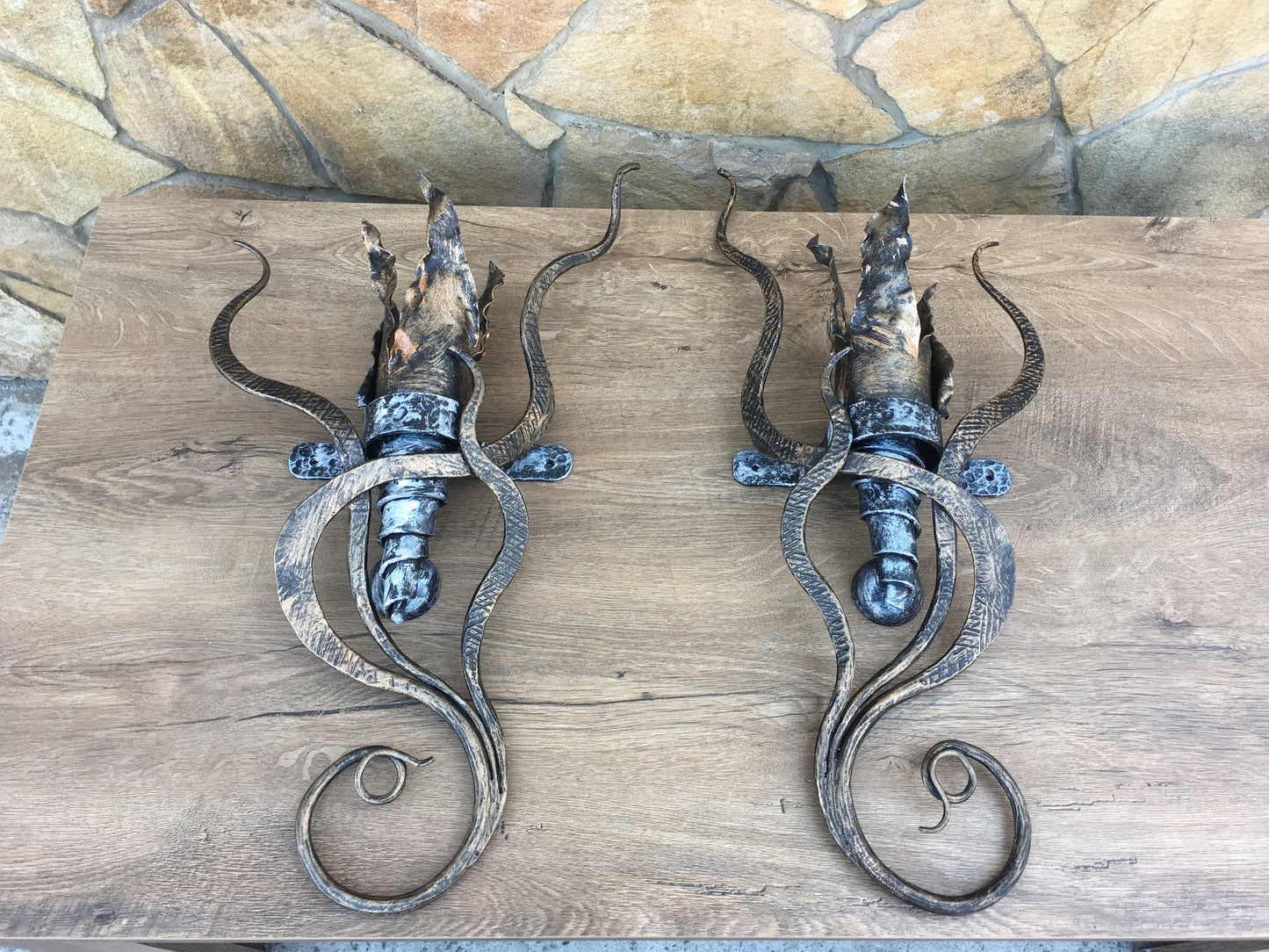 Medieval sconce, wall sconce, medieval lantern, medieval torch, hanging sconces, sconces, viking lantern, midcentury lamp, torch lantern