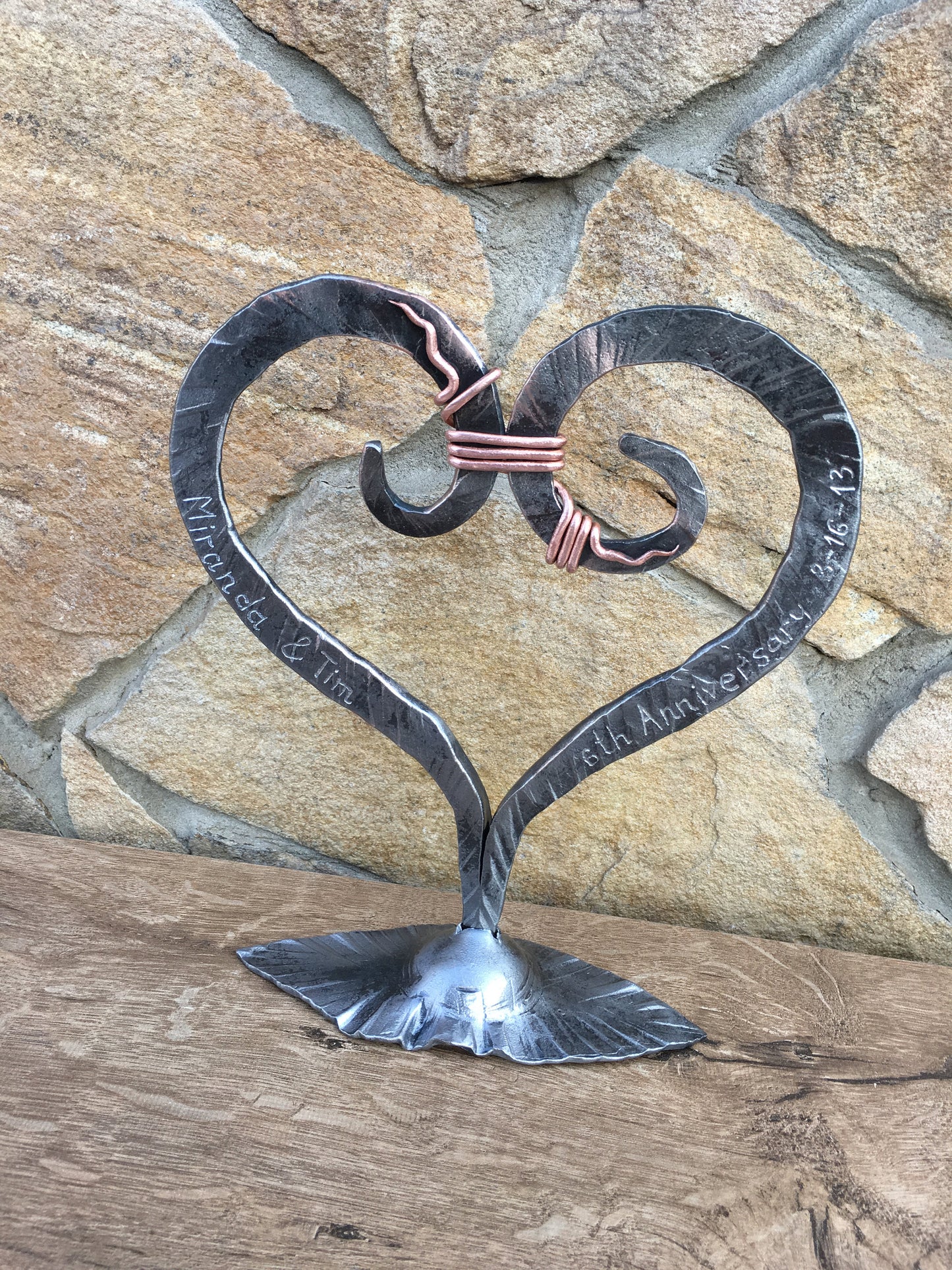 6th anniversary gift for her, iron gift, iron anniversary gift, 6th anniversary gift, iron anniversary,6 year wedding,iron heart, iron gifts