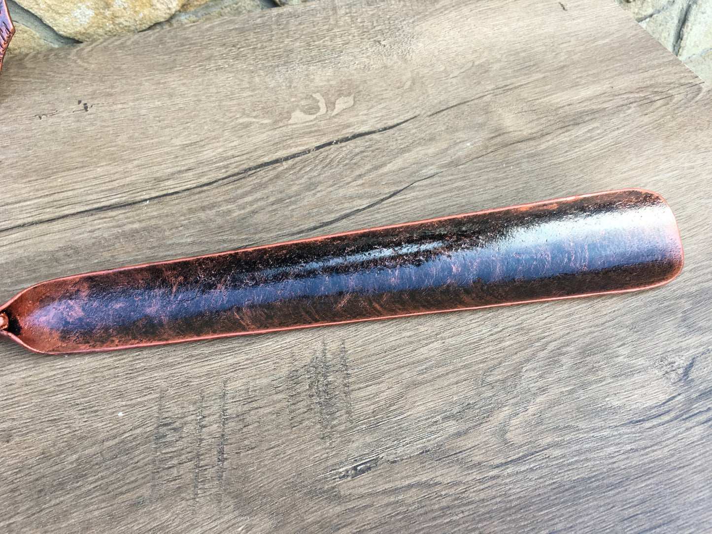 Hand forged shoehorn, anniversary gift for her, shoe horn, metal shoe horn, shoehorn, metal shoehorn, shoe accessories, shoe stuff, insoles