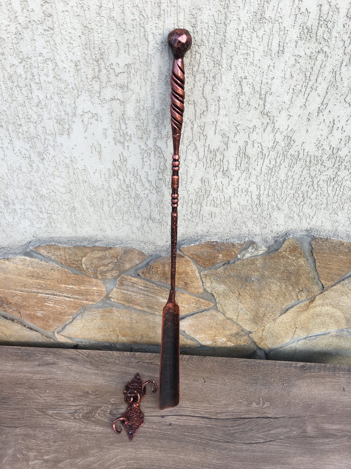Hand forged shoehorn, anniversary gift for her, shoe horn, metal shoe horn, shoehorn, metal shoehorn, shoe accessories, shoe stuff, insoles