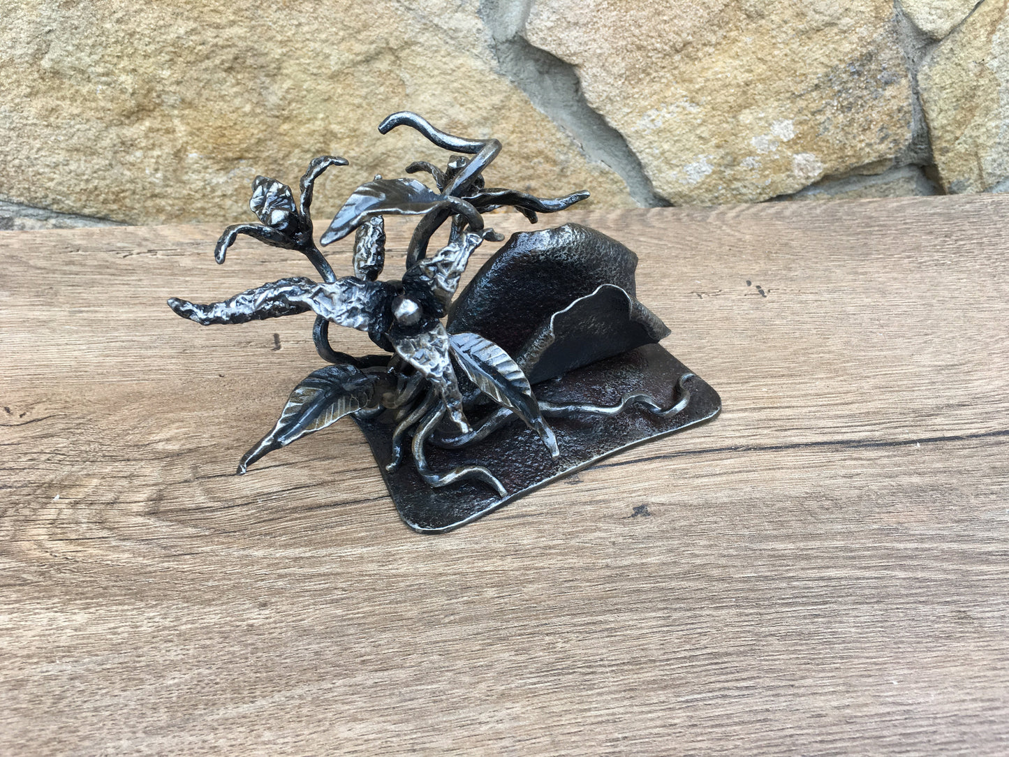 Business card holder, business card stand, iron gift, boss gift, office decor,card display stand,office accessories,business gift,desk decor