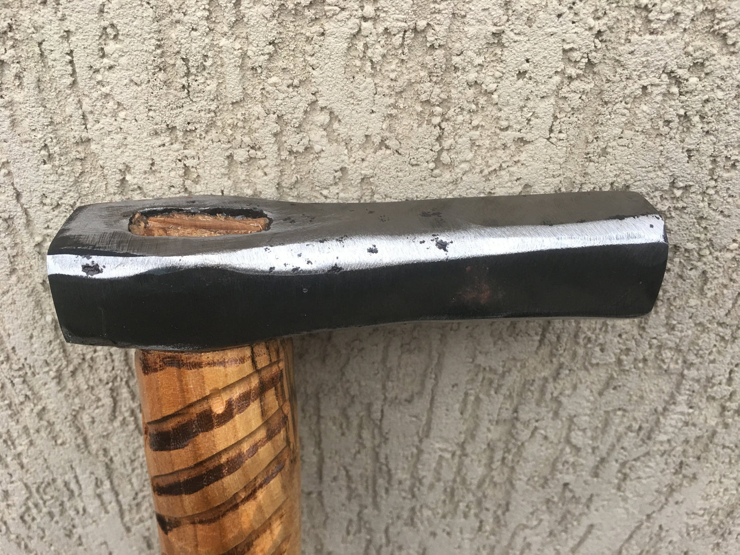 Walking cane, walking stick, walking stick cane, cane, hammer, wood carving, hammer head, art cane, fashion cane, iron gift for men, stick