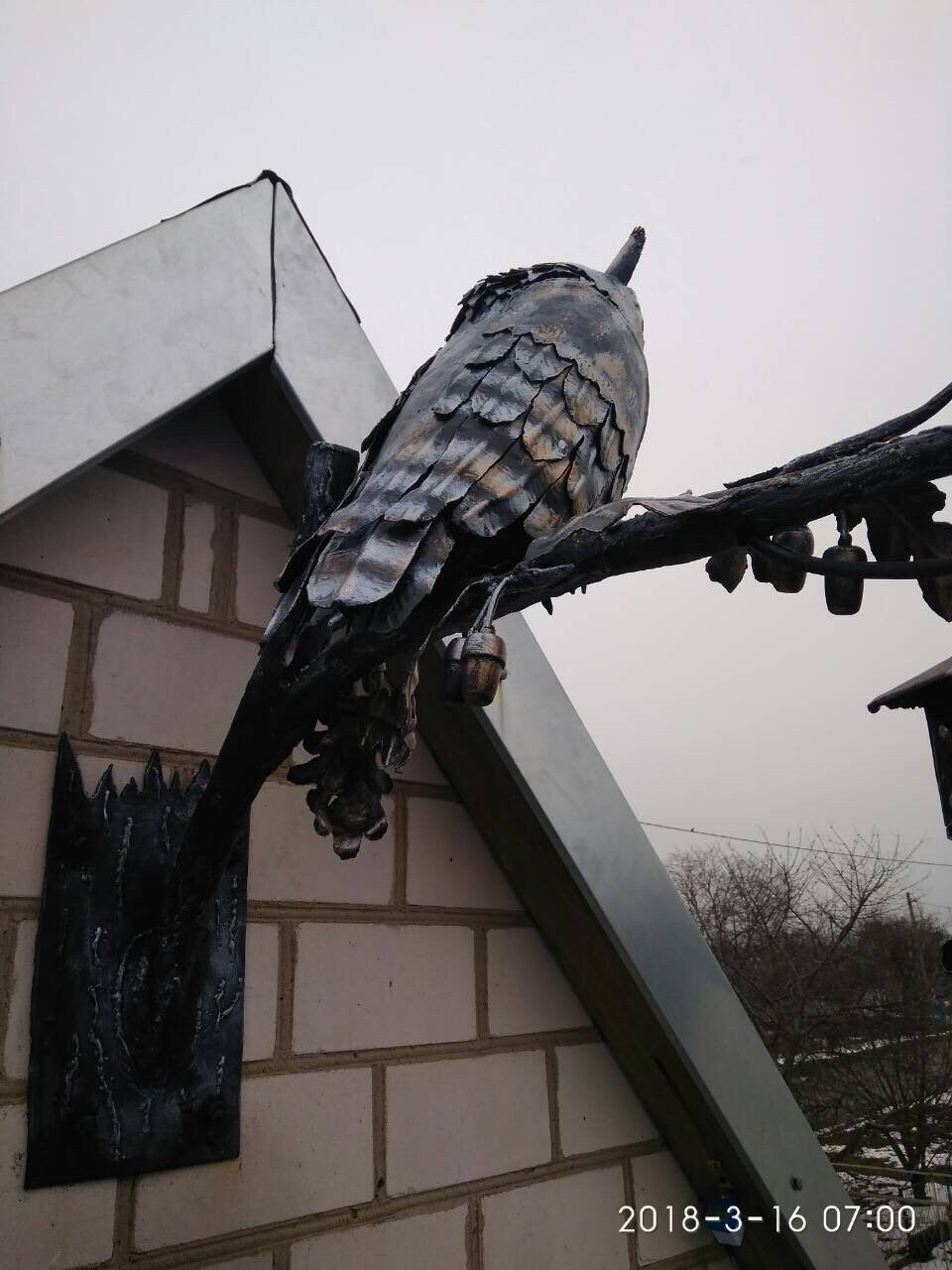 Wall sconce, outdoor sconce, outside sconces, outdoor sculpture, owl, viking sconce, castle sconce, medieval sconce, midcentury sconce