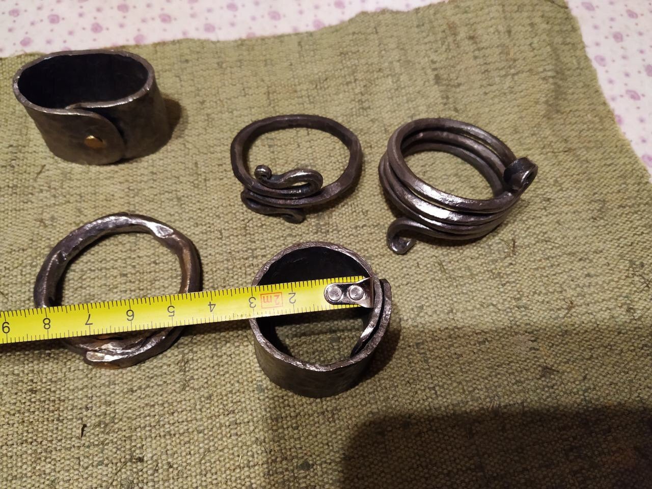 Birthday napkin rings, wedding napkin rings, napkin rings set, Christmas napkins, kitchen napkins, Christmas gift, metal napkin rings