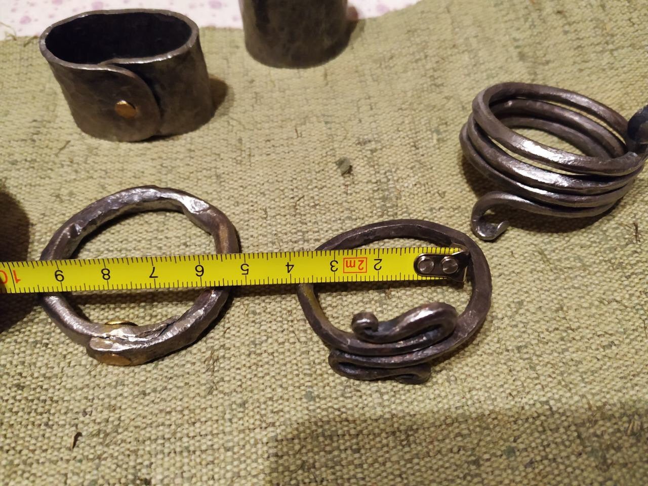 Birthday napkin rings, wedding napkin rings, napkin rings set, Christmas napkins, kitchen napkins, Christmas gift, metal napkin rings