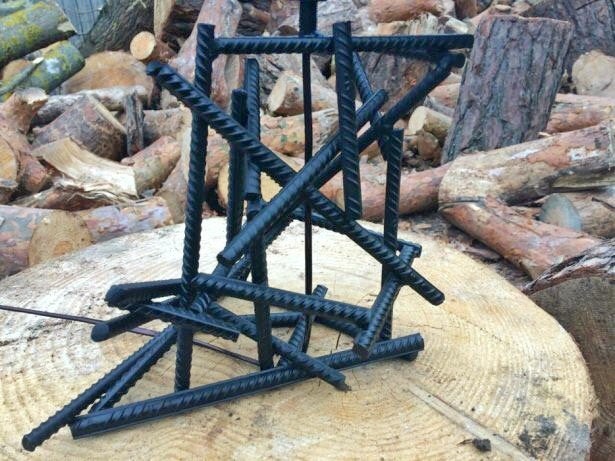 Loft lamp, loft lighting, loft light, loft furniture, steampunk lamp, rebar lighting, industrial lamp, industrial light, industrial lighting