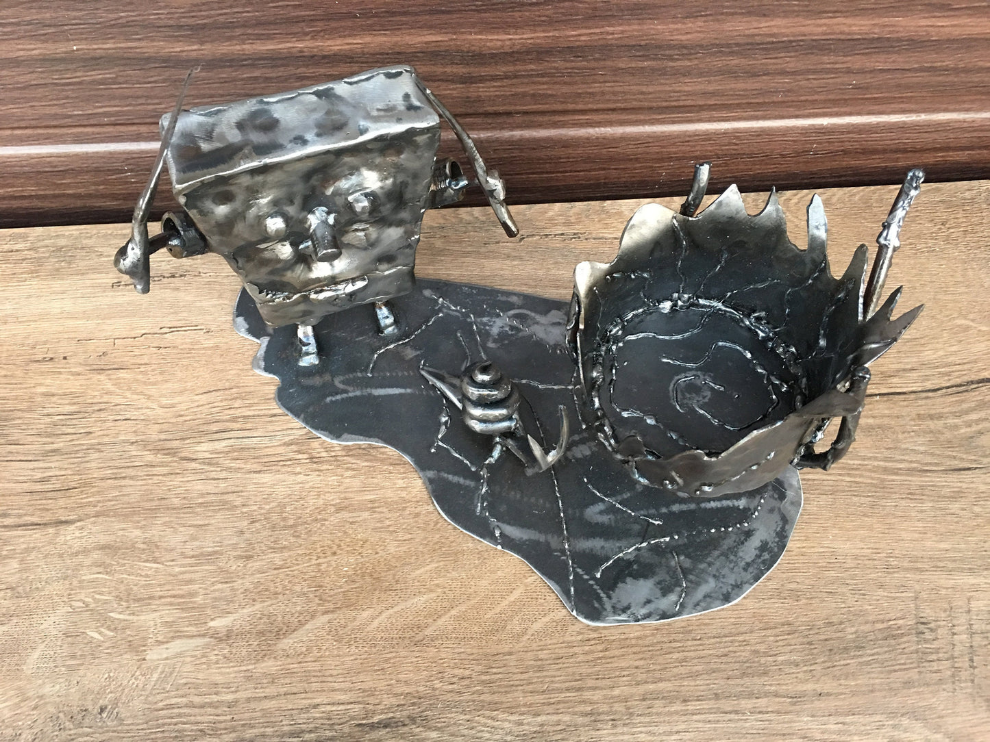 Ashtray, ash tray, hand forged ashtray, metal ashtray, pipe smoking, cigar ashtray, cigarette accessory, indoor ashtray,