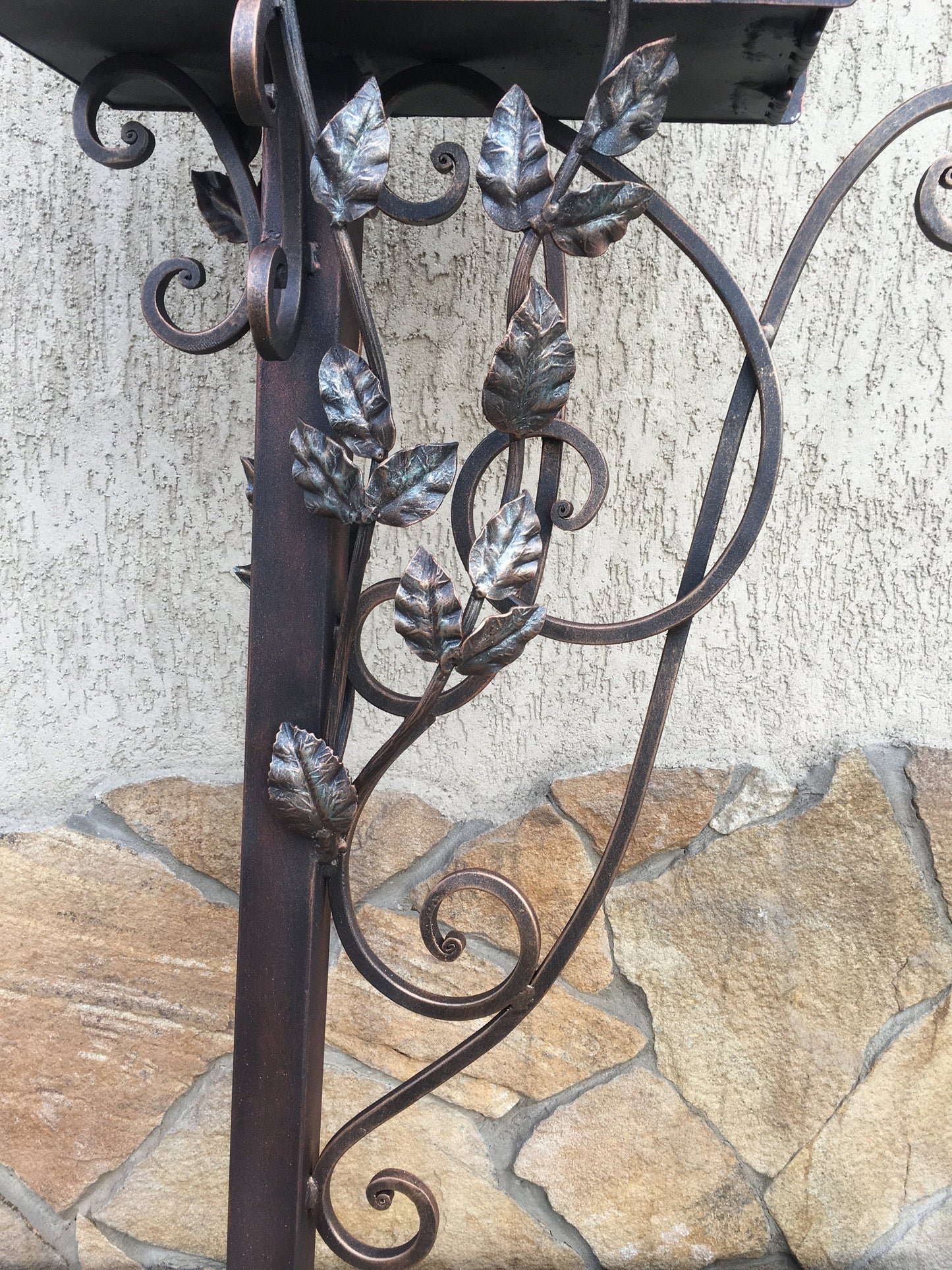Custom listing for Danielle: mailbox with a butterfly, spider on a scroll