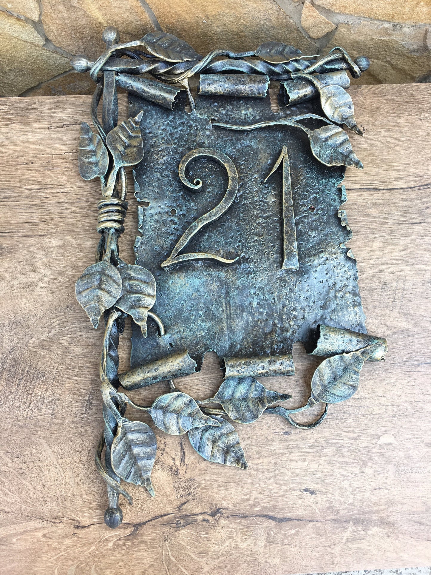 House number plaque, house number sign, medieval, rustic plaque, viking, lettering, house plate,viking gift,address number sign,address sign