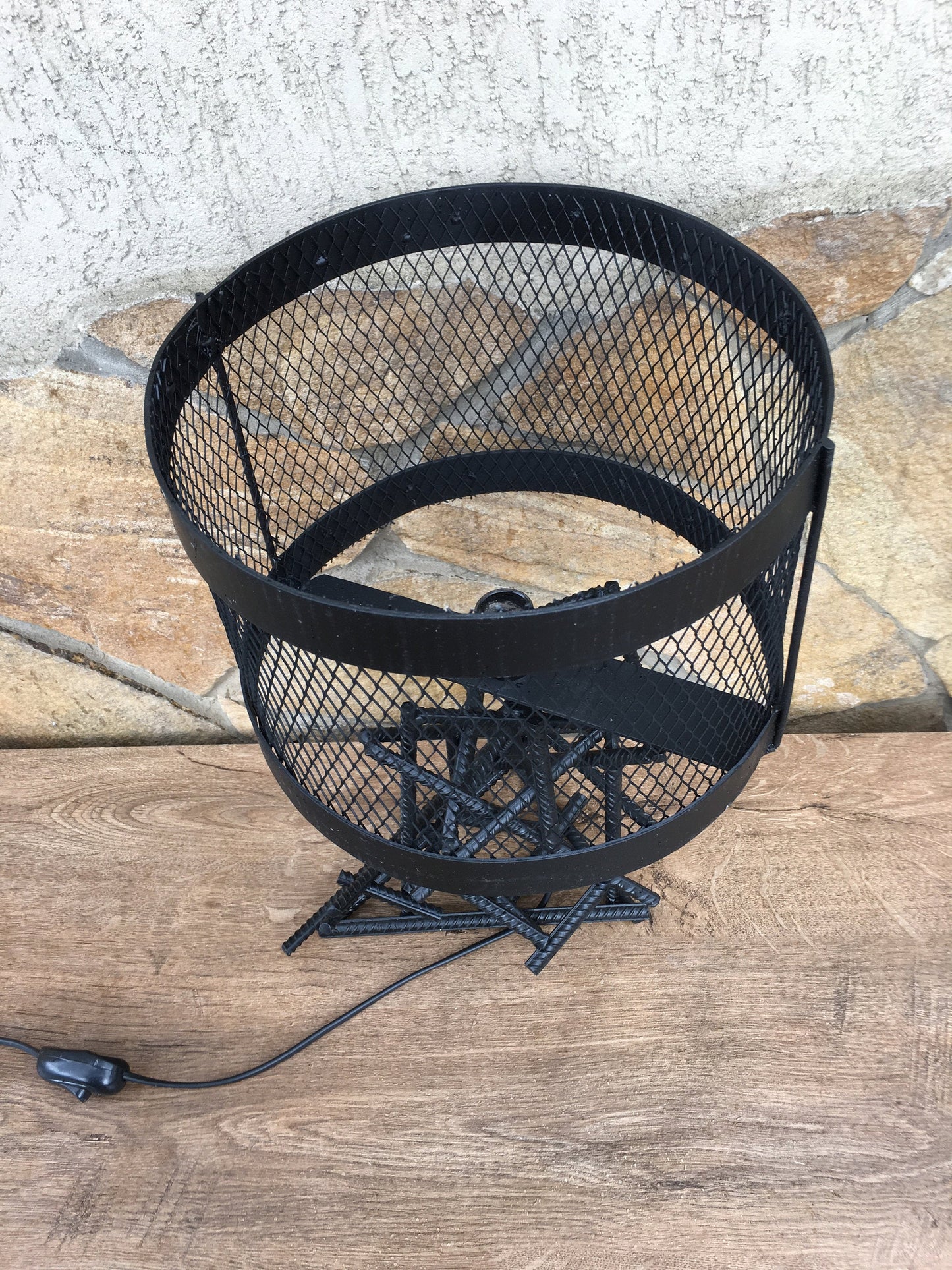 Loft lamp, loft lighting, loft light, loft furniture, steampunk lamp, rebar lighting, industrial lamp, industrial light, industrial lighting