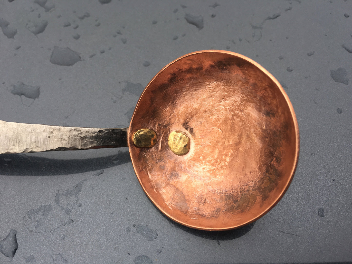 Medieval scoop, mid century spoon, copper spoon, viking spoon, medieval cutlery, viking cutlery,mid century cutlery,medieval flatware,scoop