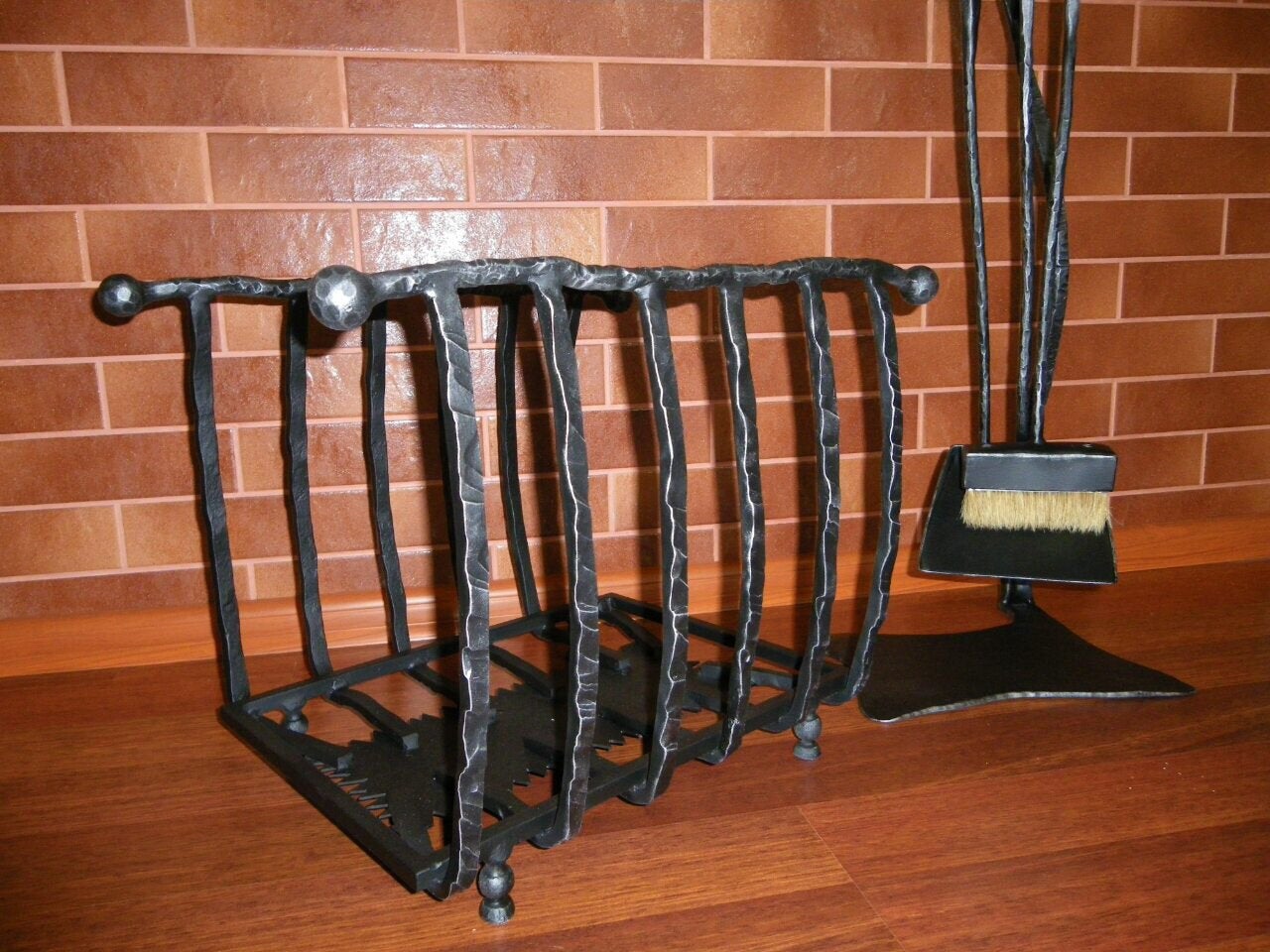 Fireplace tool set, firewood holder, fireplace accessories, fireplace log holder, fireplace decor, fireplace log rack, fireplace tools