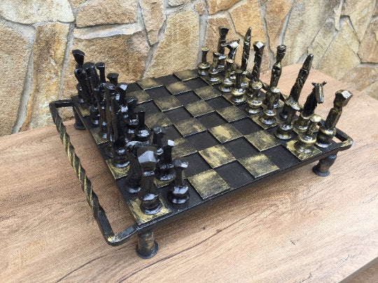 Chess, chess set, chess board, table game, chess pieces, chess table, chess gift, chess decor, board game, chess metal, chess charm, games