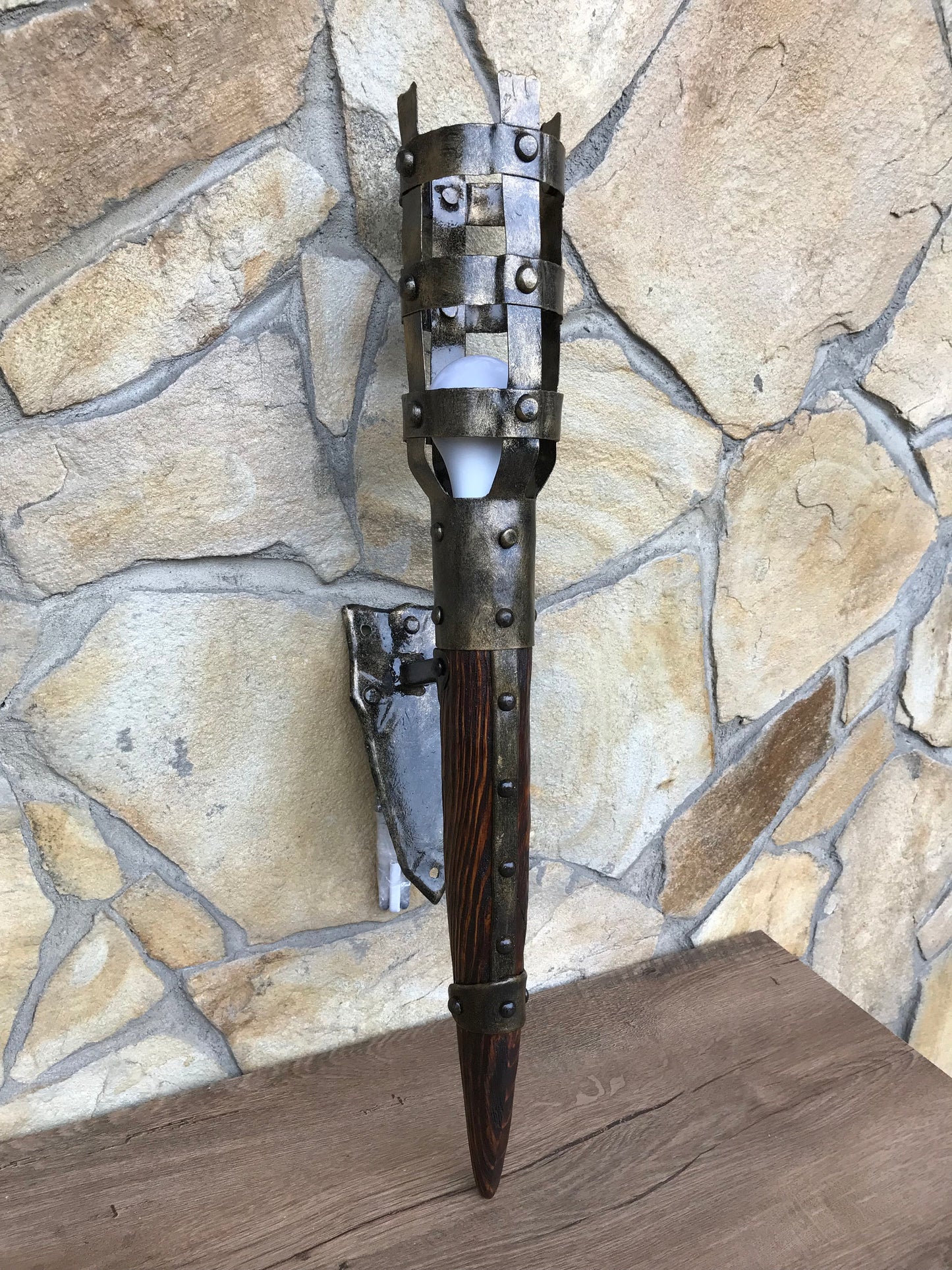 Viking lamp, Viking lantern, medieval lantern, torch lantern, hand forged lantern,viking camp kit, Norse lantern, SCA camplight, SCA lantern