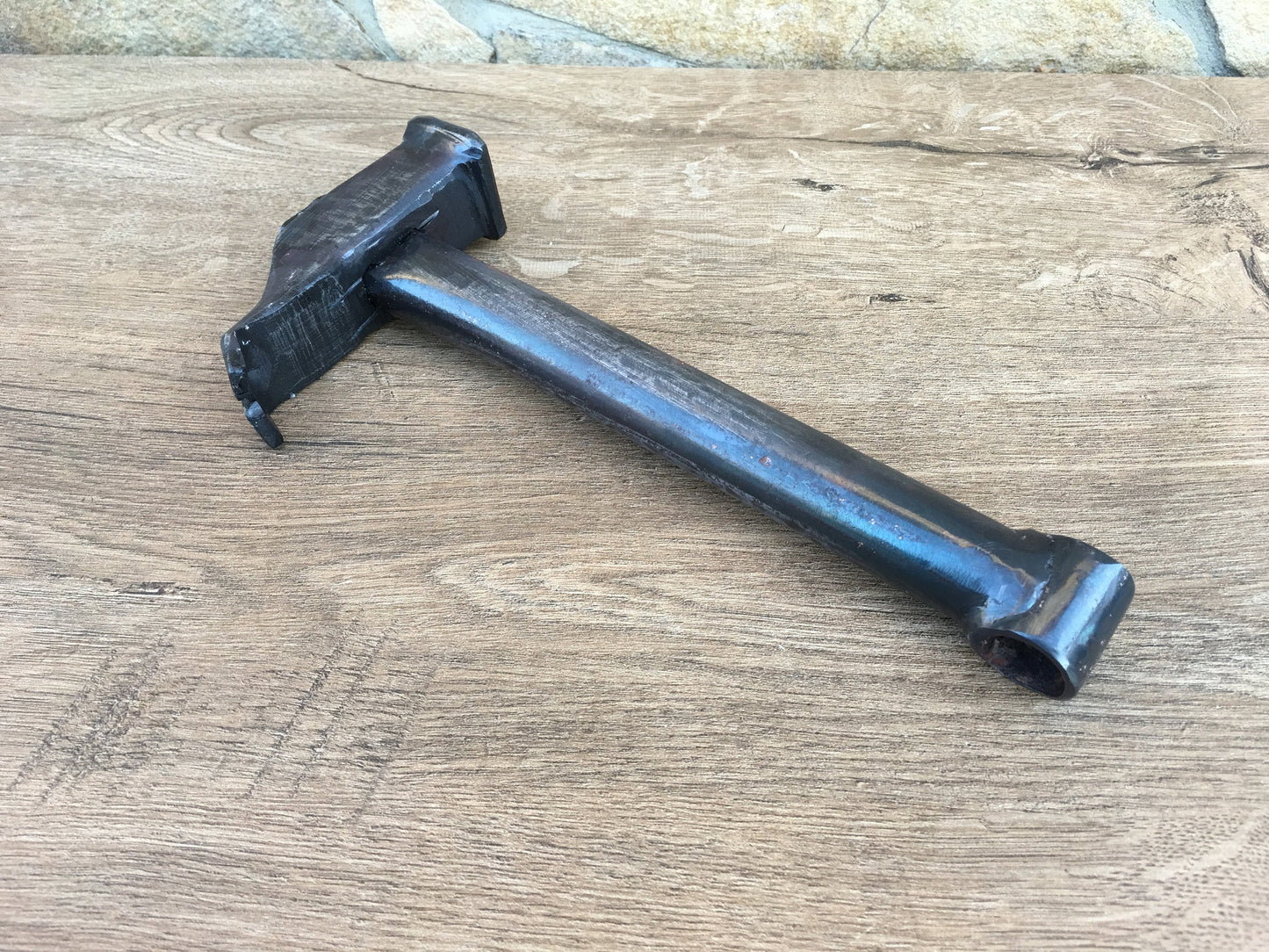 Hand forged hammer, claw hammer, decorative hammer, viking axe, mens gift, iron gift for him, Thors hammer, steel hammer, blacksmith hammer