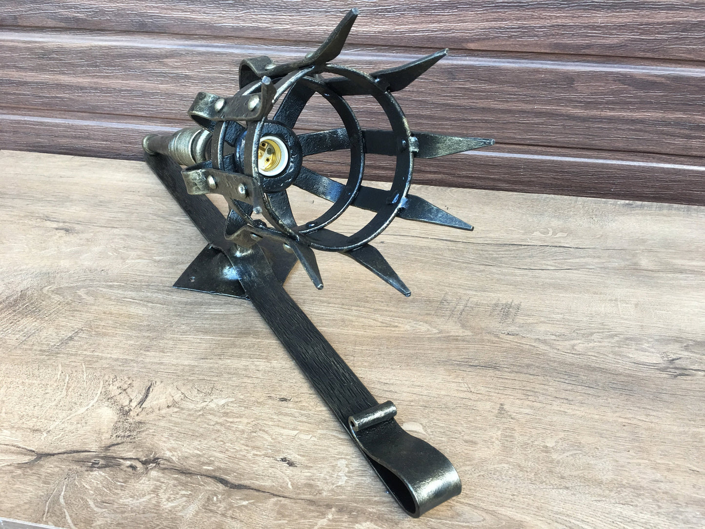 Wall sconce, torch, viking lamp, torch sconce, castle sconce, castle sculpture, medieval sconce, Olympic torch,hand forged sconce,room decor