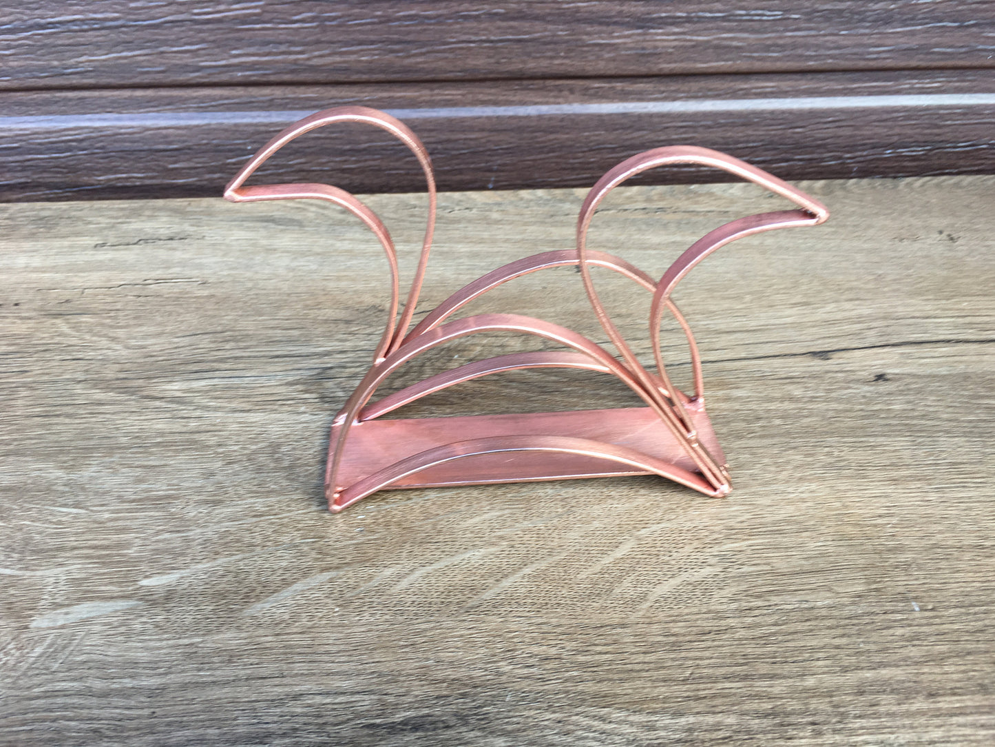 Wedding napkin holder, napkin holder, copper gifts, copper art, copper artwork, copper customs, copper decor,copper frame,copper sign,copper