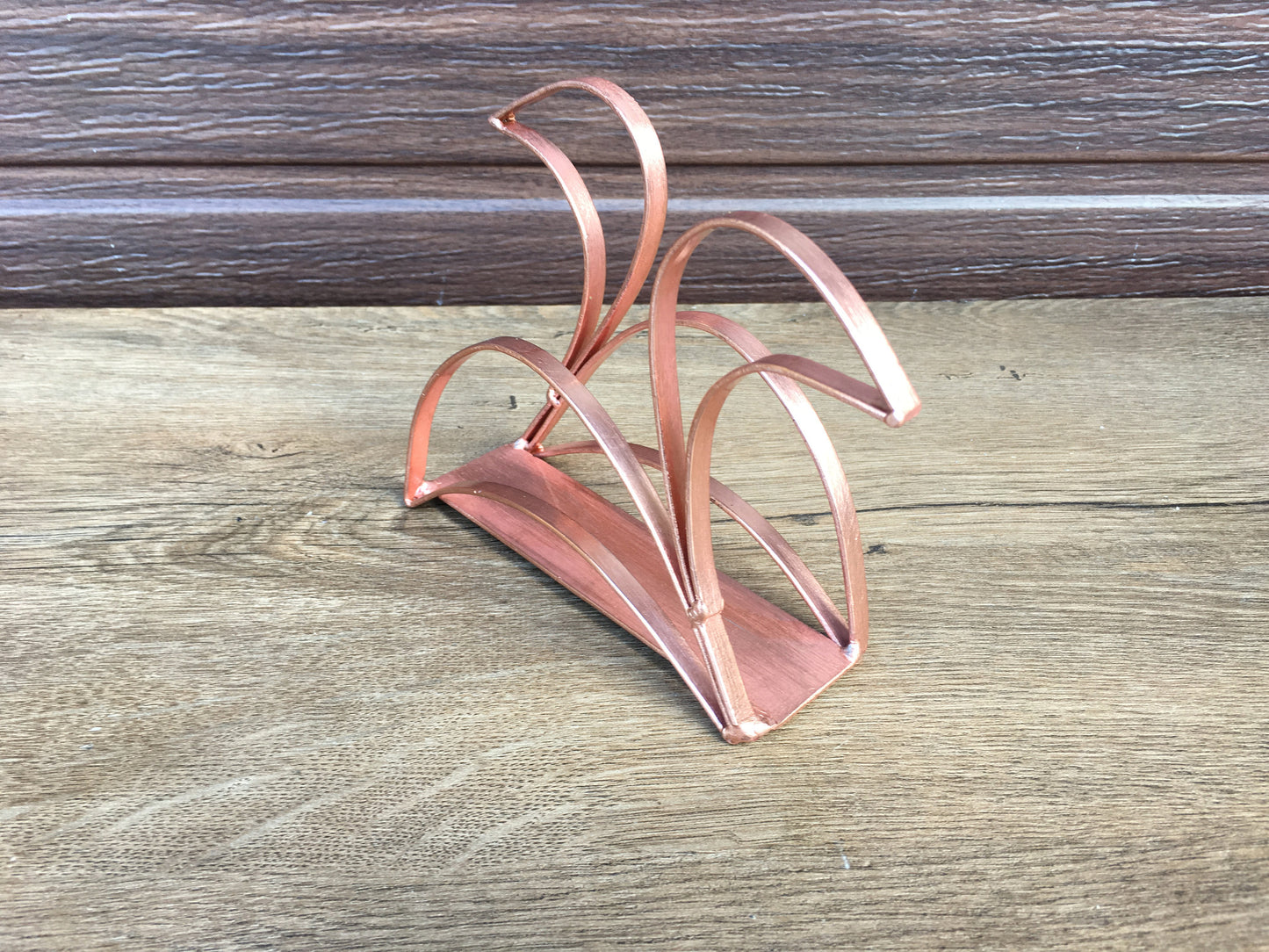 Wedding napkin holder, napkin holder, copper gifts, copper art, copper artwork, copper customs, copper decor,copper frame,copper sign,copper