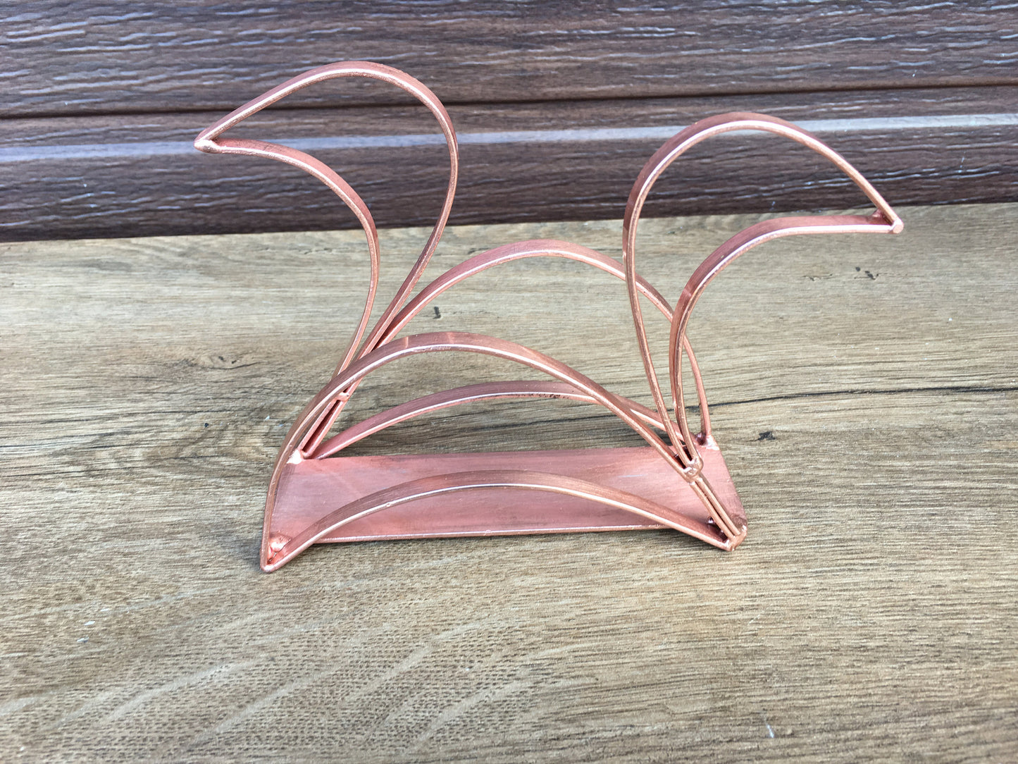 Wedding napkin holder, napkin holder, copper gifts, copper art, copper artwork, copper customs, copper decor,copper frame,copper sign,copper