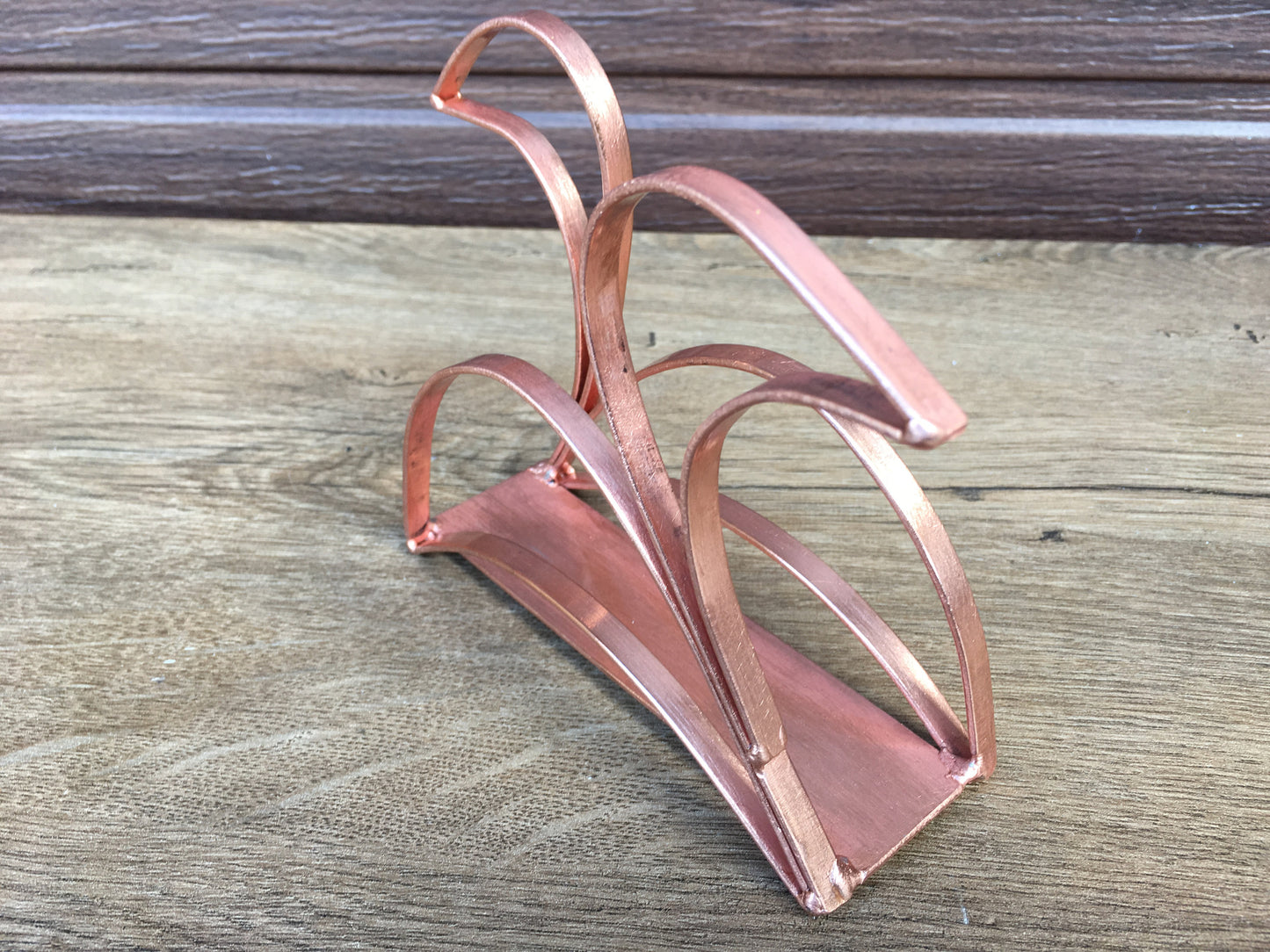 Wedding napkin holder, napkin holder, copper gifts, copper art, copper artwork, copper customs, copper decor,copper frame,copper sign,copper