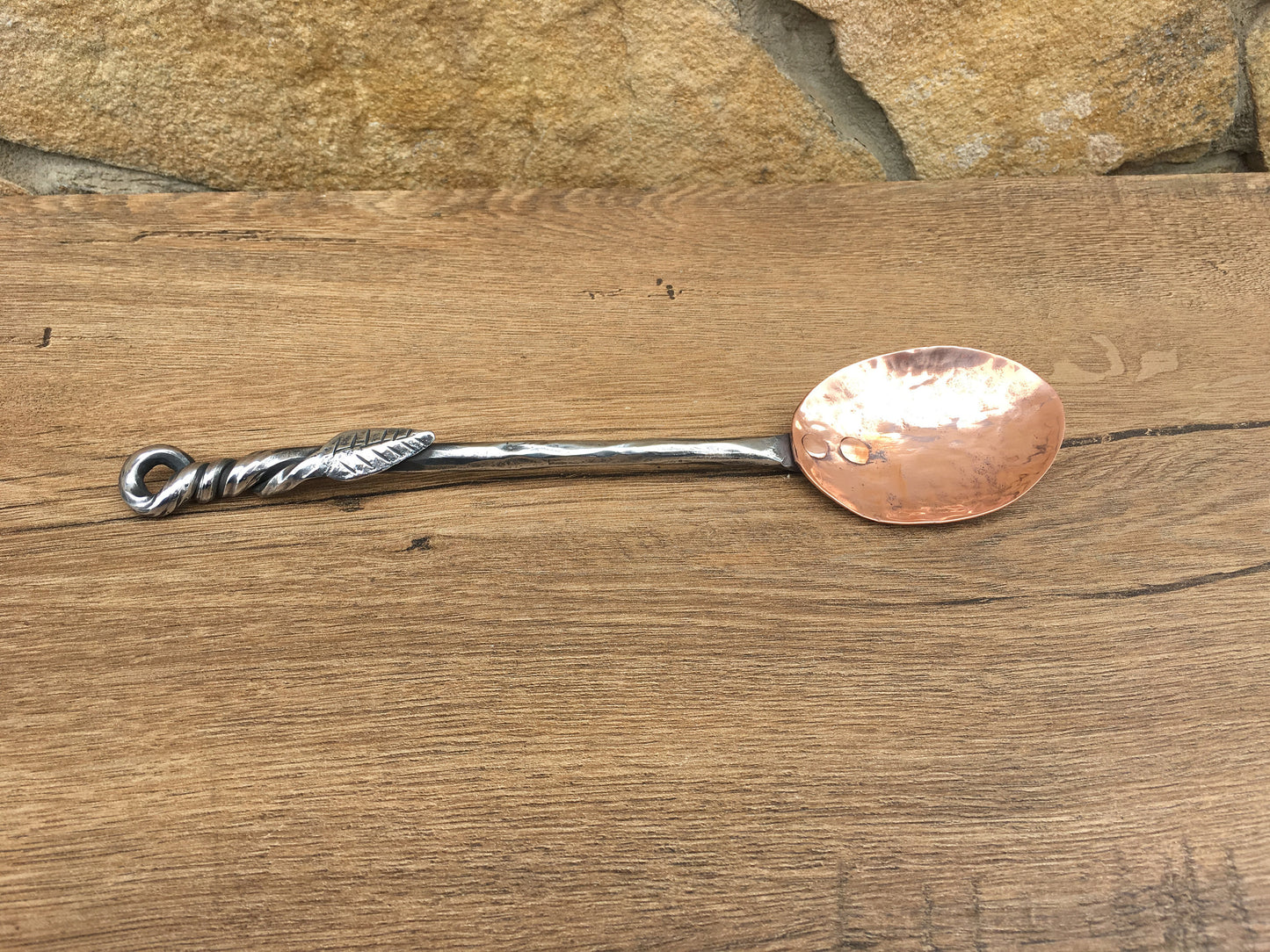 Medieval spoon, mid century spoon, copper spoon, viking spoon, medieval cutlery, viking cutlery,mid century cutlery,medieval flatware, spoon
