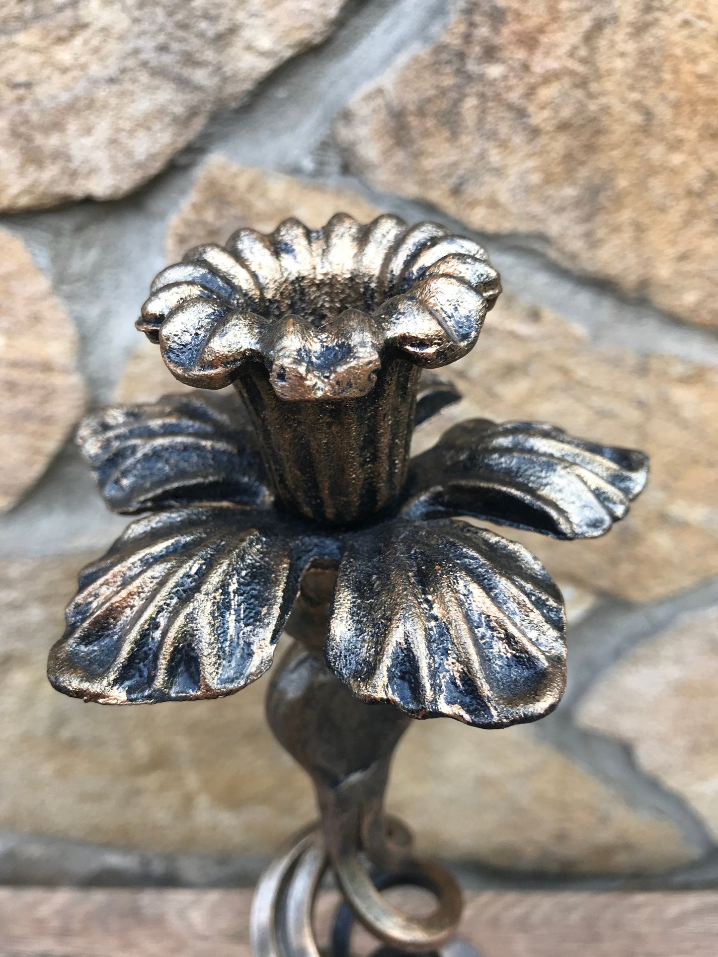 Iron gift, iron candle holder, candle holder, candle stick holder, mothers day gift, her birthday gift, her best gift, romantic gift for her