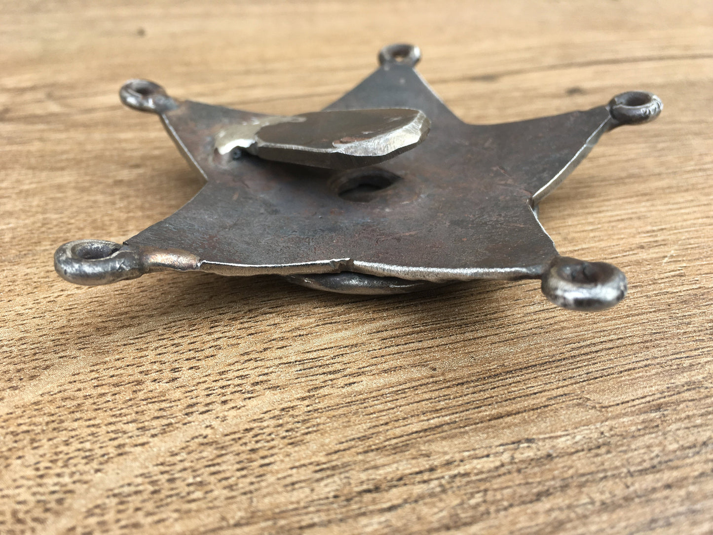 Bottle opener, Sheriff gifts, mens gift, corkscrew, bottle opener for men, bottle opener iron, bottle opener on wood, bottle opener retro