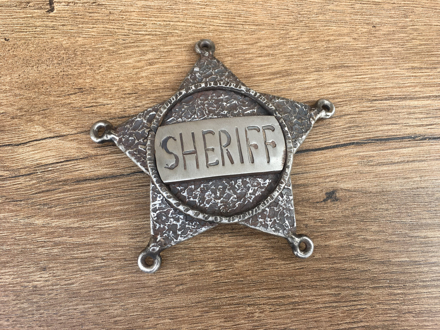 Bottle opener, Sheriff gifts, mens gift, corkscrew, bottle opener for men, bottle opener iron, bottle opener on wood, bottle opener retro