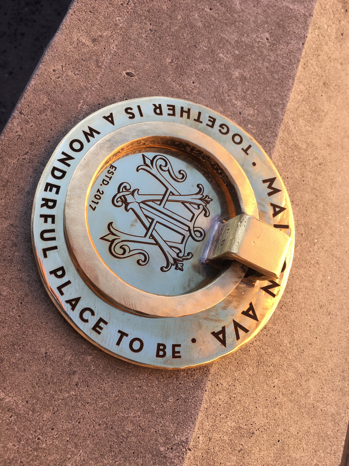 Engraved door knocker, personalized door knocker, customized door knocker, door knocker, bronze door knocker,door pull,door ring,door puller