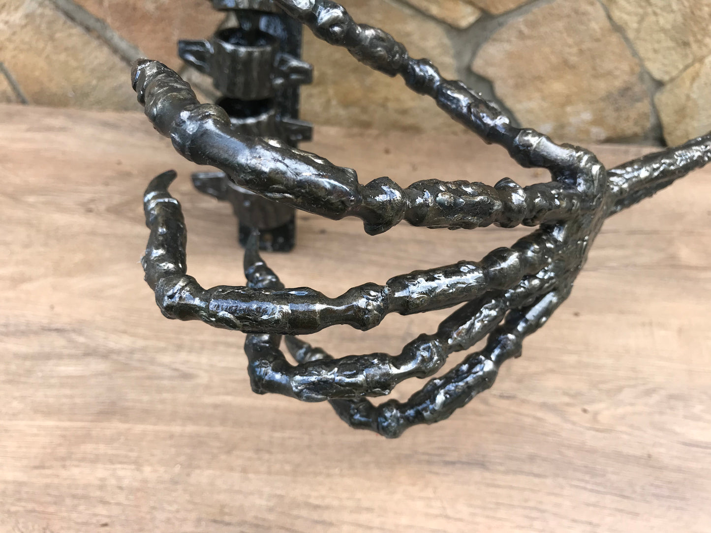 Horror light, wall sconce, sconce, lantern, skeleton, skull art, wall lantern, weapon, horror, Halloween decor, horror skull, dark decor