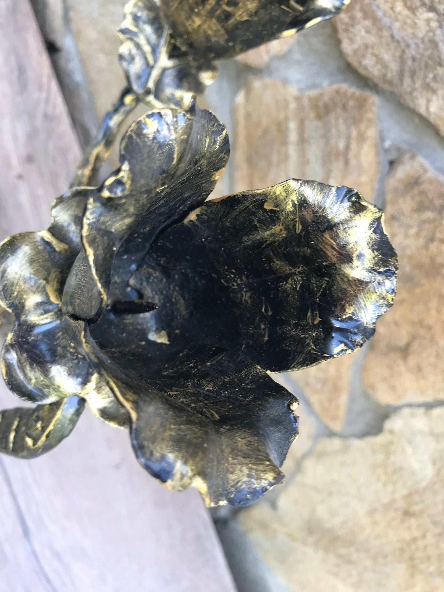 6th anniversary gift, candle holder, iron gift for her,steel anniversary gift for her,candlestick holder,wedding anniversary gift for her