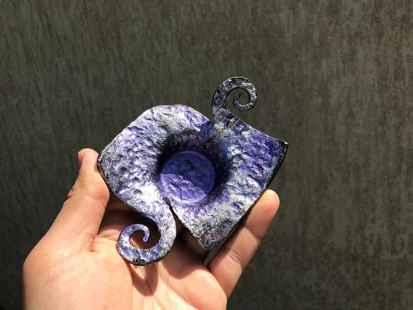 Candle holder,6 year anniversary,iron gift for her,steel anniversary gift for her,candlestick holder,wedding anniversary gift for her