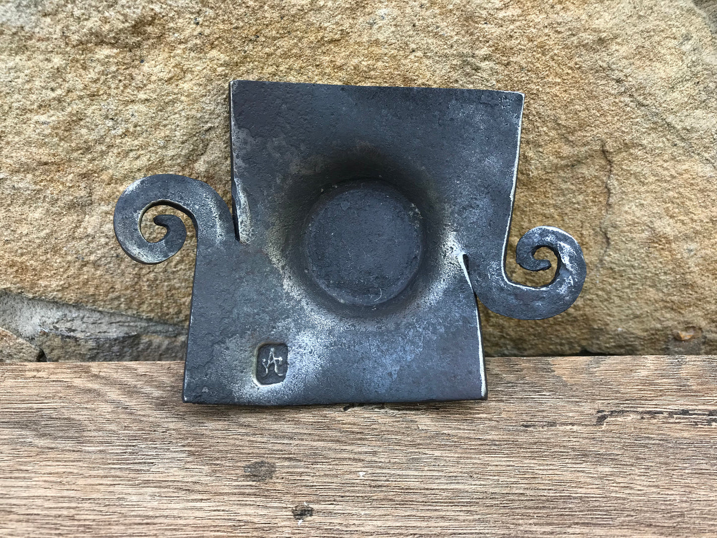 Iron candle holder, 6 year anniversary, iron gift for her, iron anniversary gift for her, wedding anniversary gift, candlestick holder