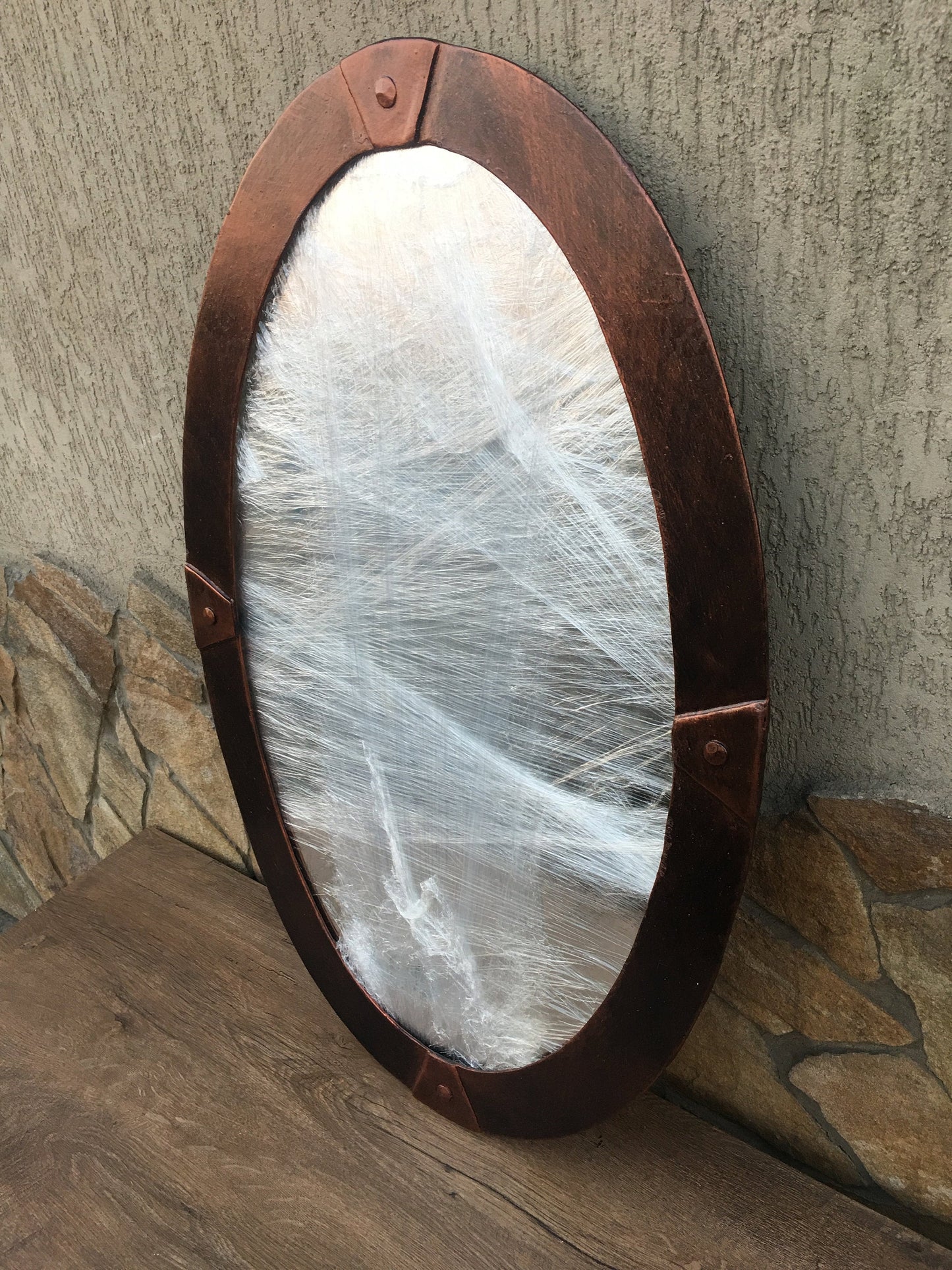 Mirror, hand forged mirror frame, mirror frame, iron anniversary gift, hand forged frame, picture frame, photo frame, iron gift, wall frame